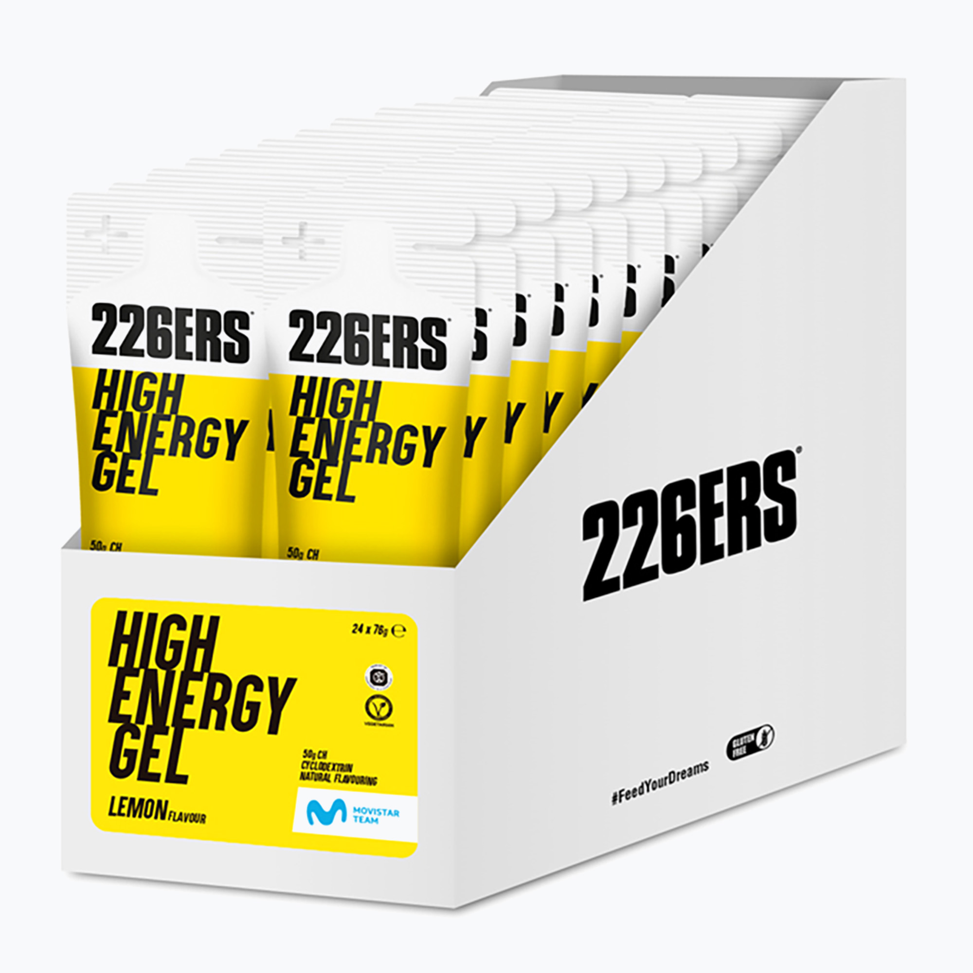 Sada energetických gélov 226ERS High Energy 24 ks x 76 g lemon (High Energy 50111)