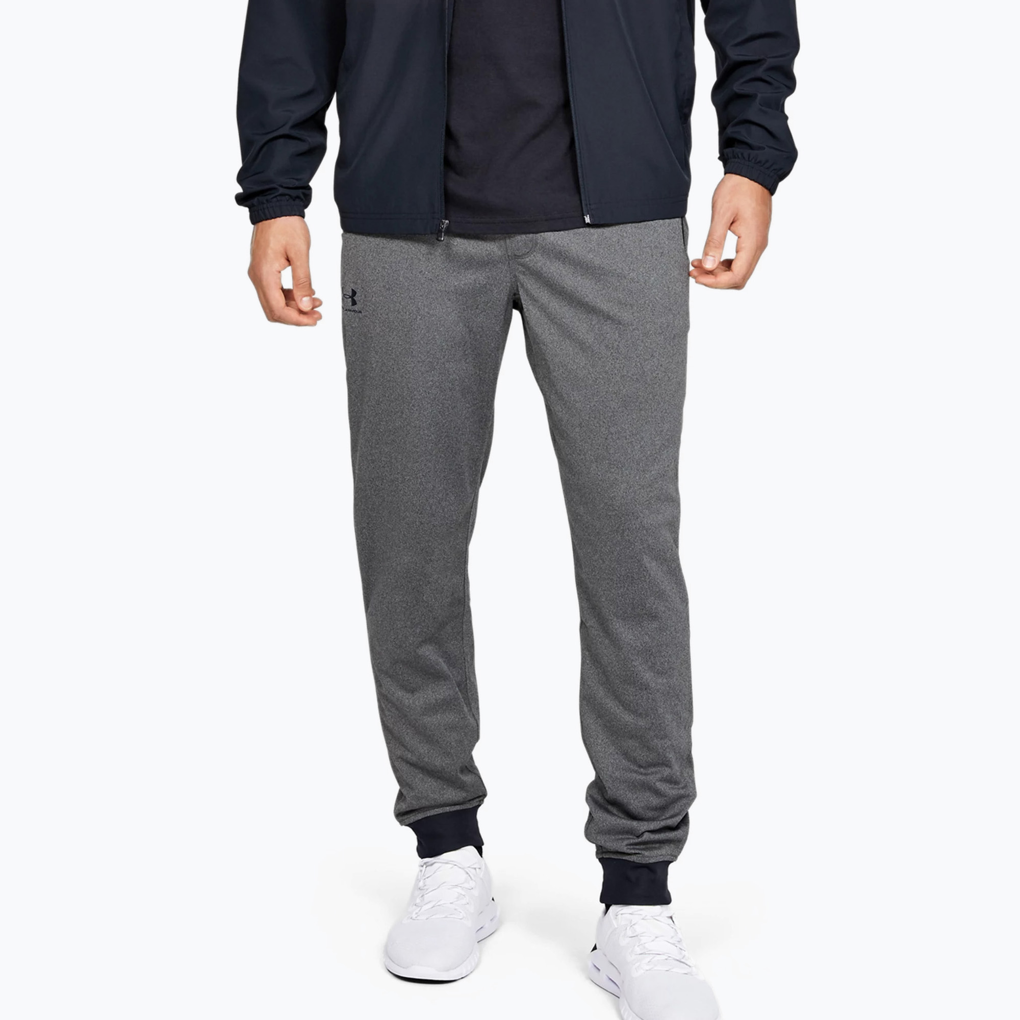 Men's Under Armour Sportstyle Tricot Jogger 090 grey sweatpants 1290261-090 (L)