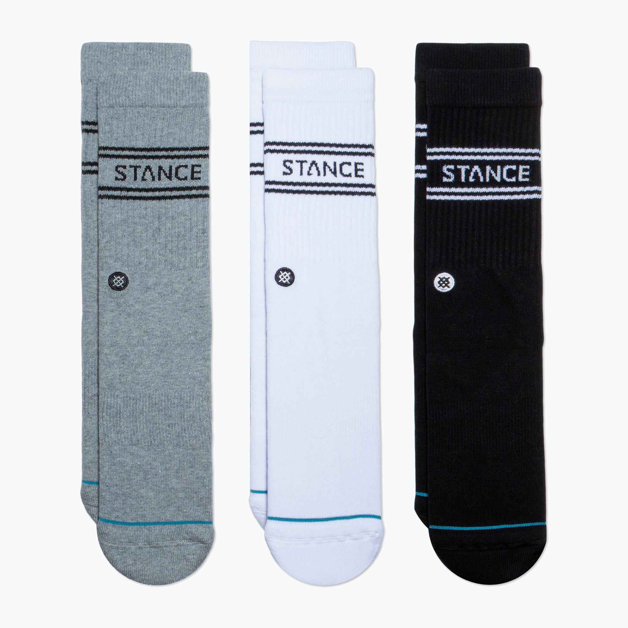 Stance Basic Crew 3 чифта многоцветни чорапи