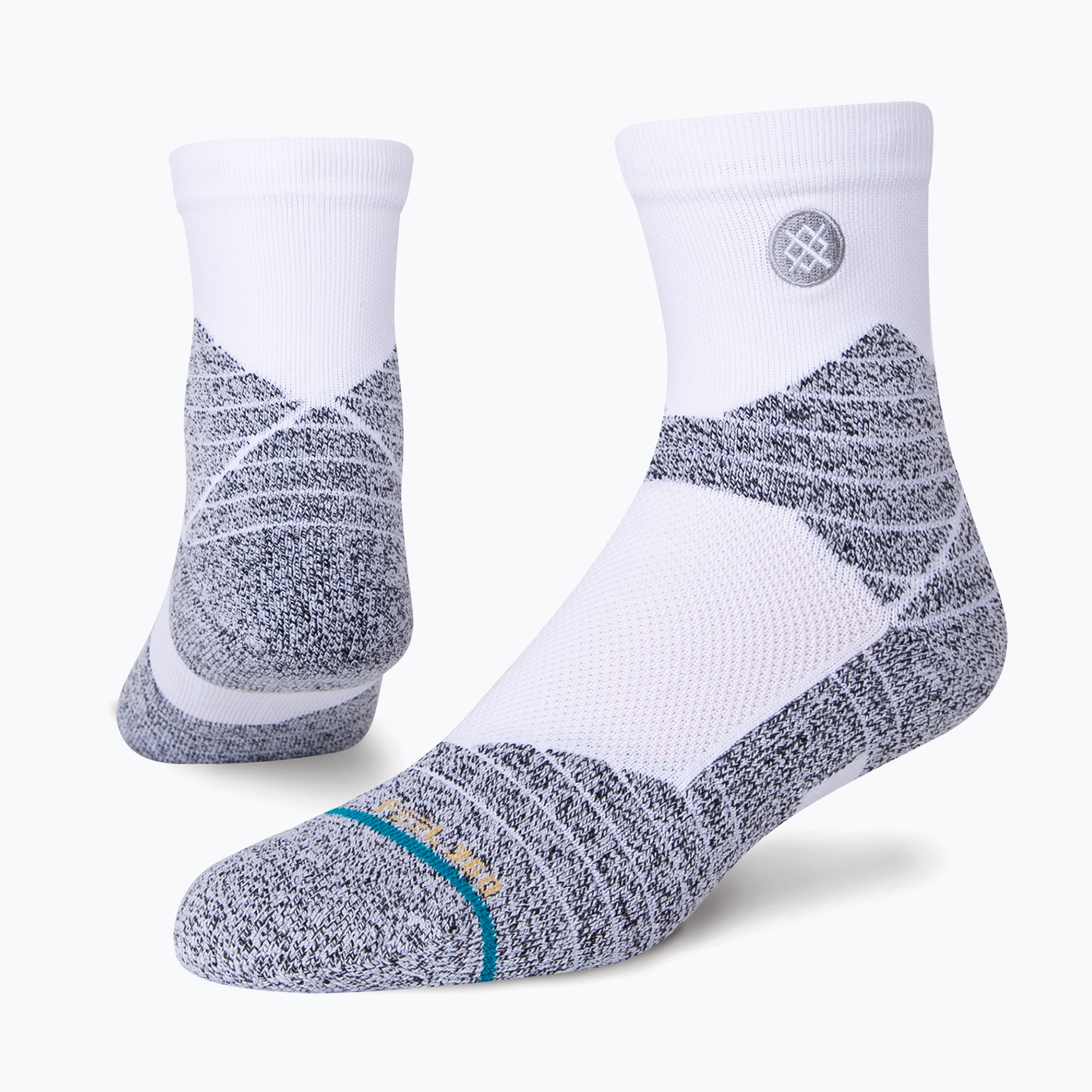 Calzini bianchi Stance Icon Sport Quarter (M) (Icon Sport Quarter A459A21SQB-WHT)