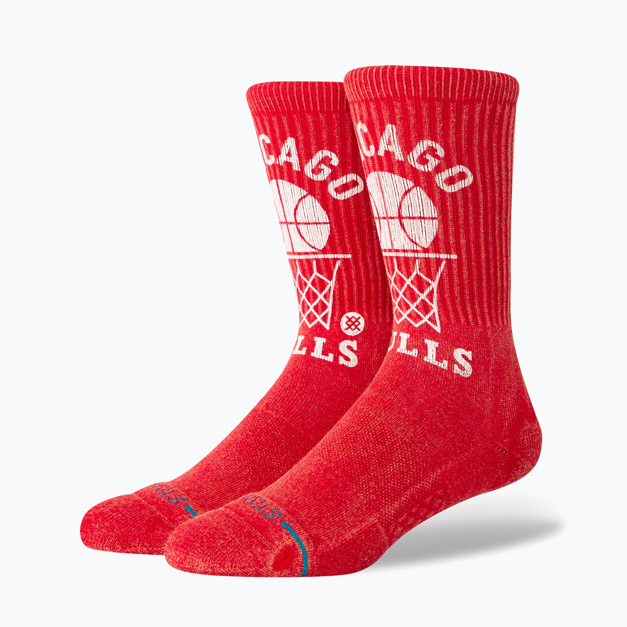Calzini rossi Stance Vintage Chicago Bulls (L) (Vintage Chicago Bulls A555C24VBU-RED)