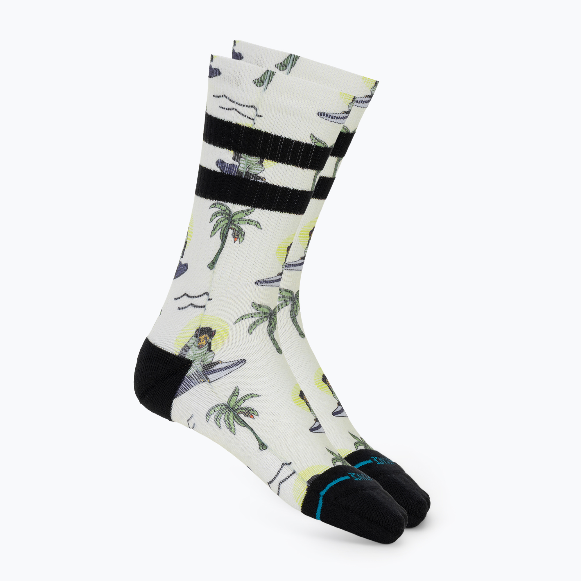 Șosete Stance Surfin Monkey Crew white