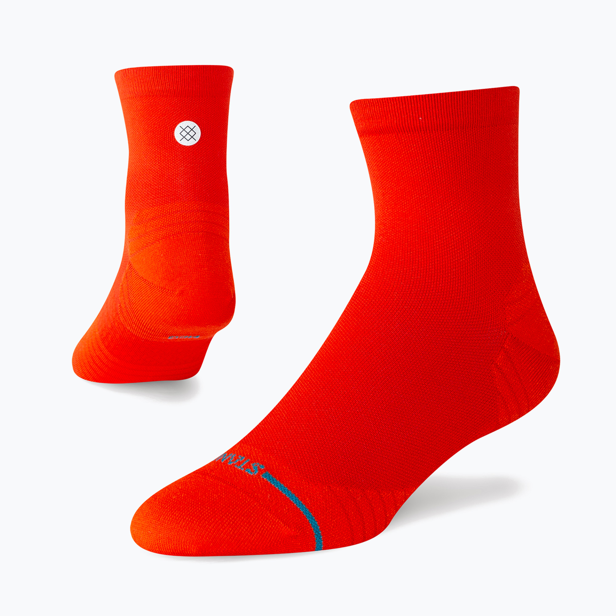 Stance Red Ultra Quarter червени чорапи