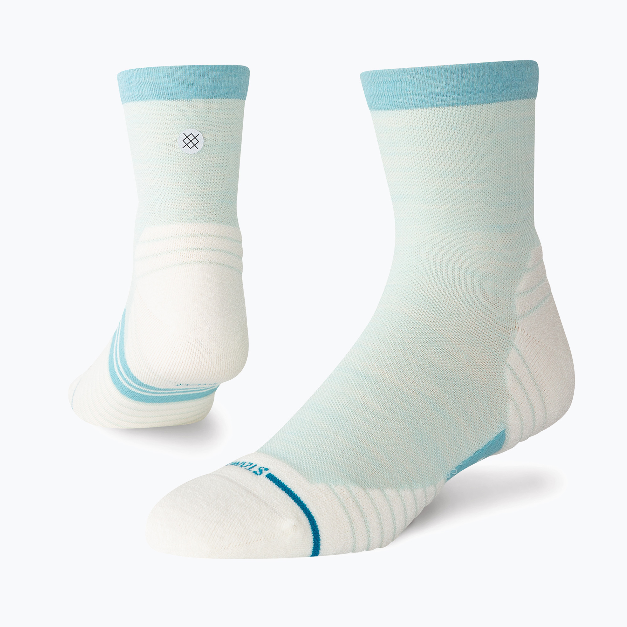 Stance Tabulus Calzini a quarti in lana leggera blu ghiaccio