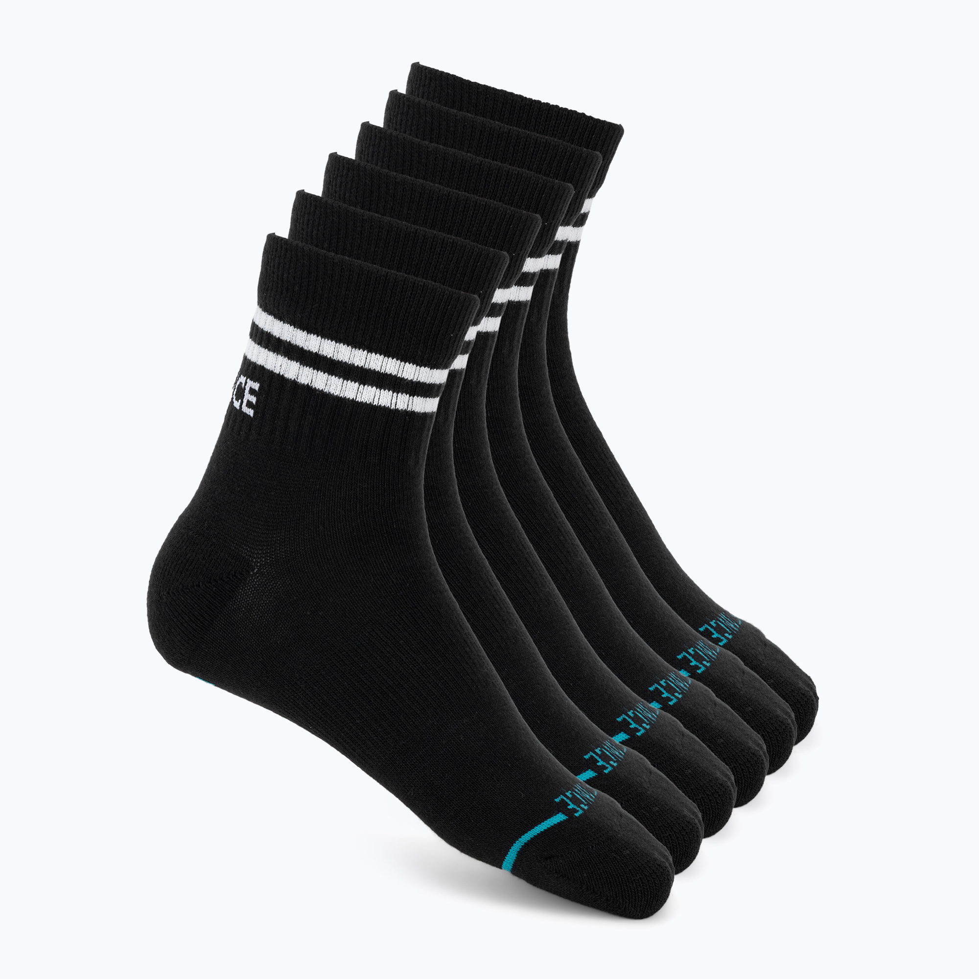 Skarpety Stance Core Quarter 6 par black