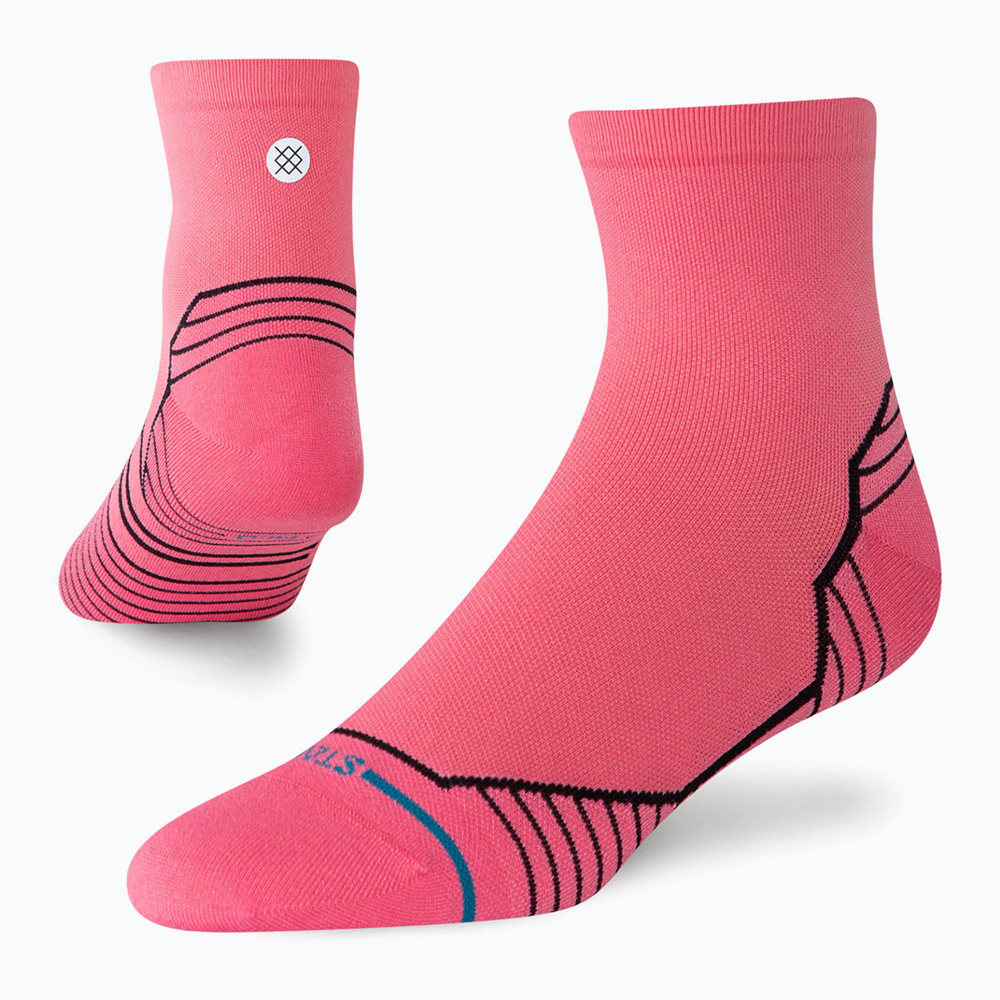 Чорапи Stance Variegated Ul Quarter pink