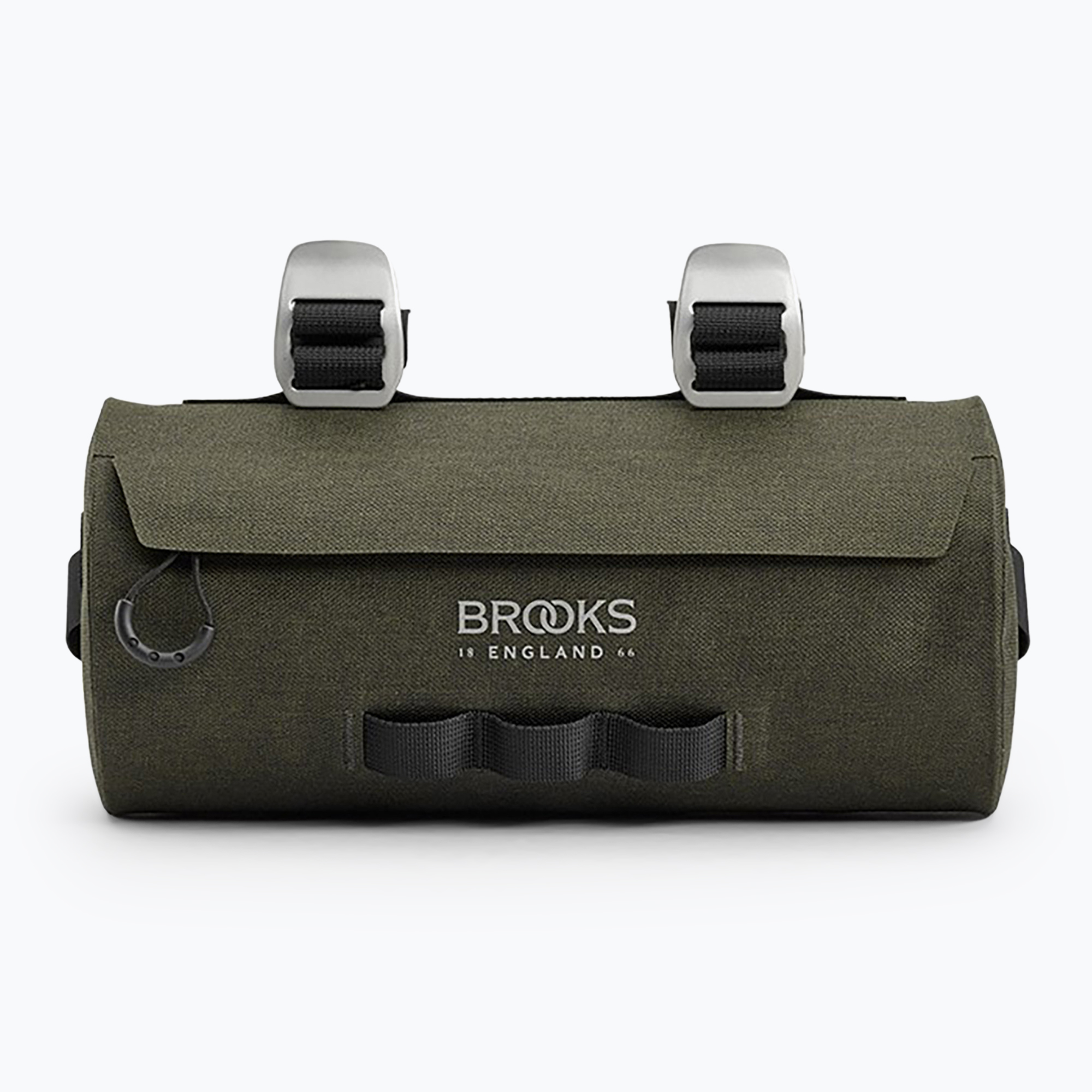 Чанта за кормило на велосипед Brooks England Scape Pouch 3 l mud green