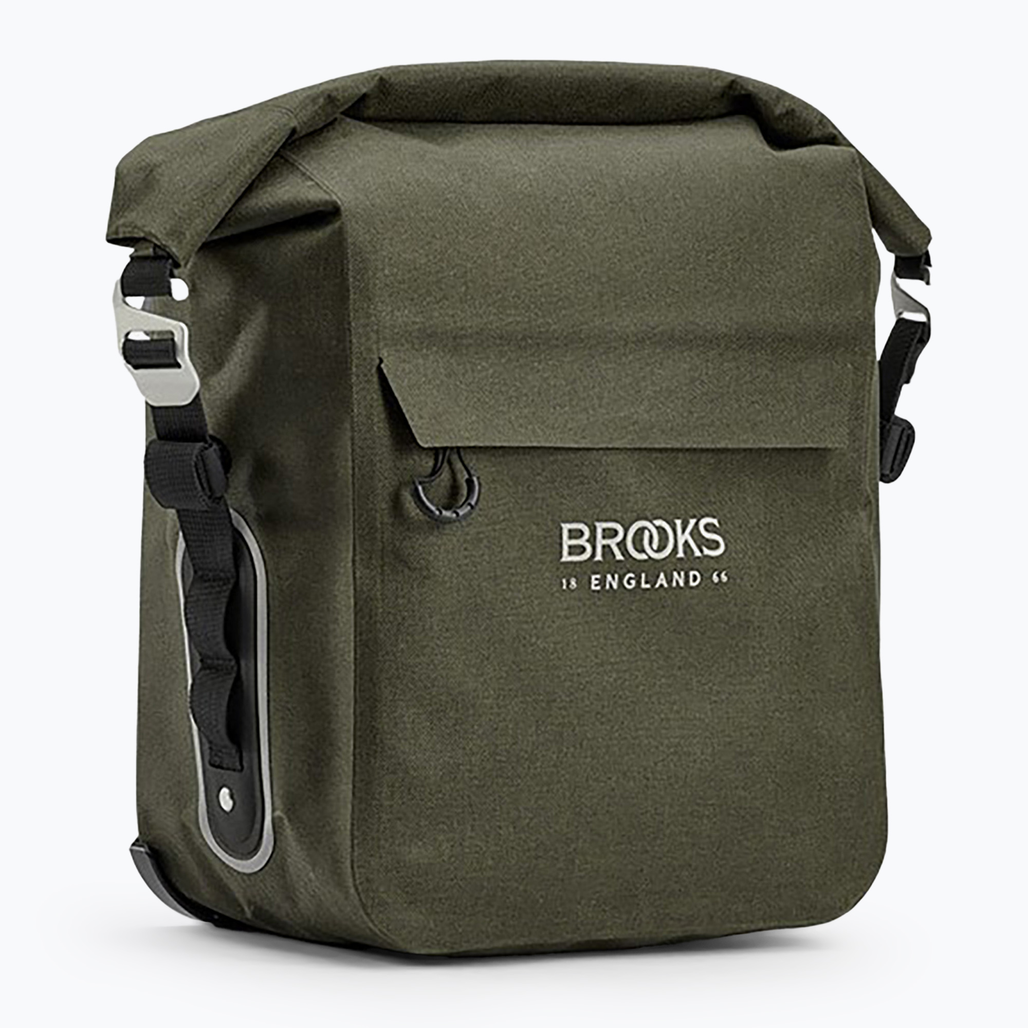 Чанта за велосипед Brooks England Scape Pannier Small 10-13 l mud green