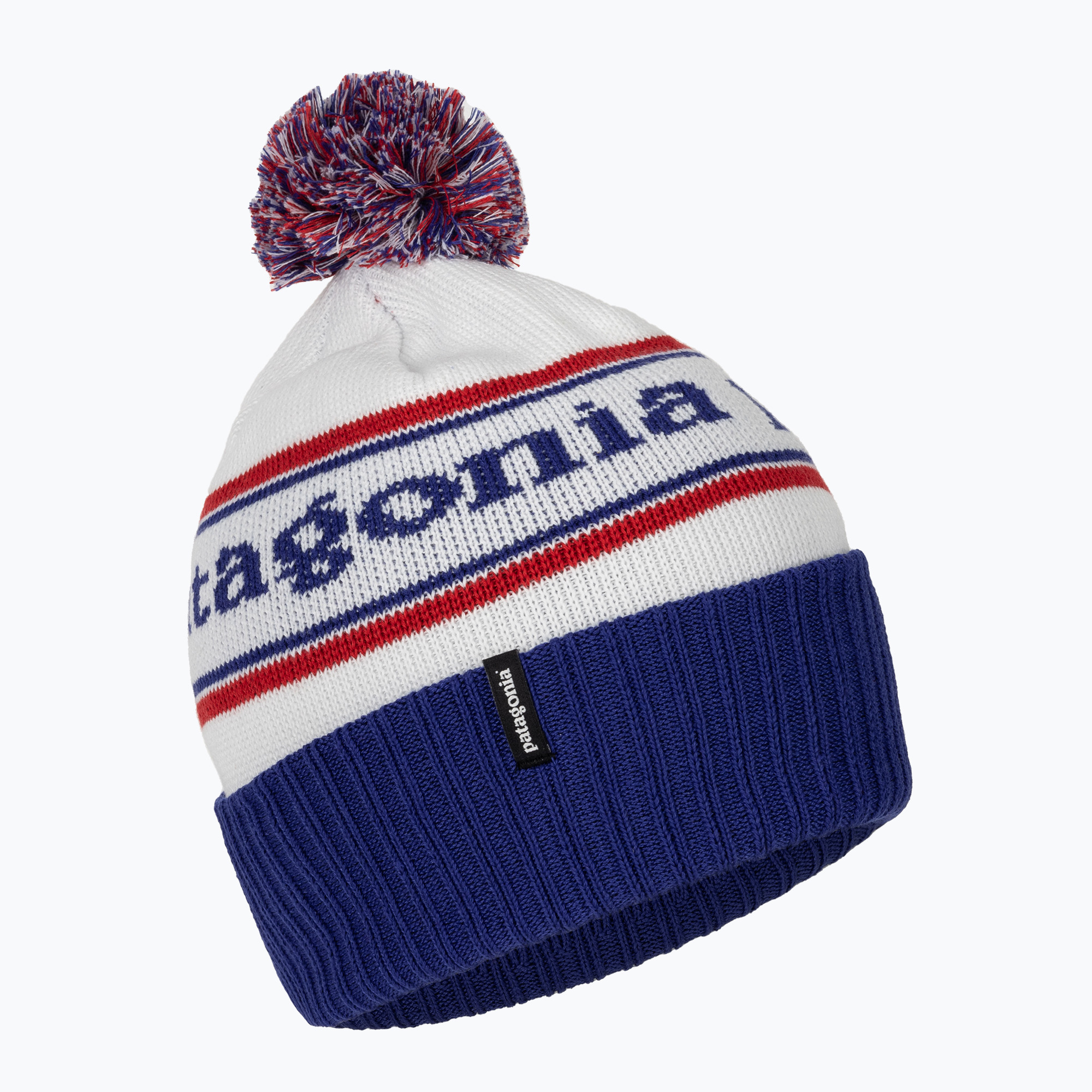Czapka zimowa Patagonia Powder Town park stripe/viking blue 