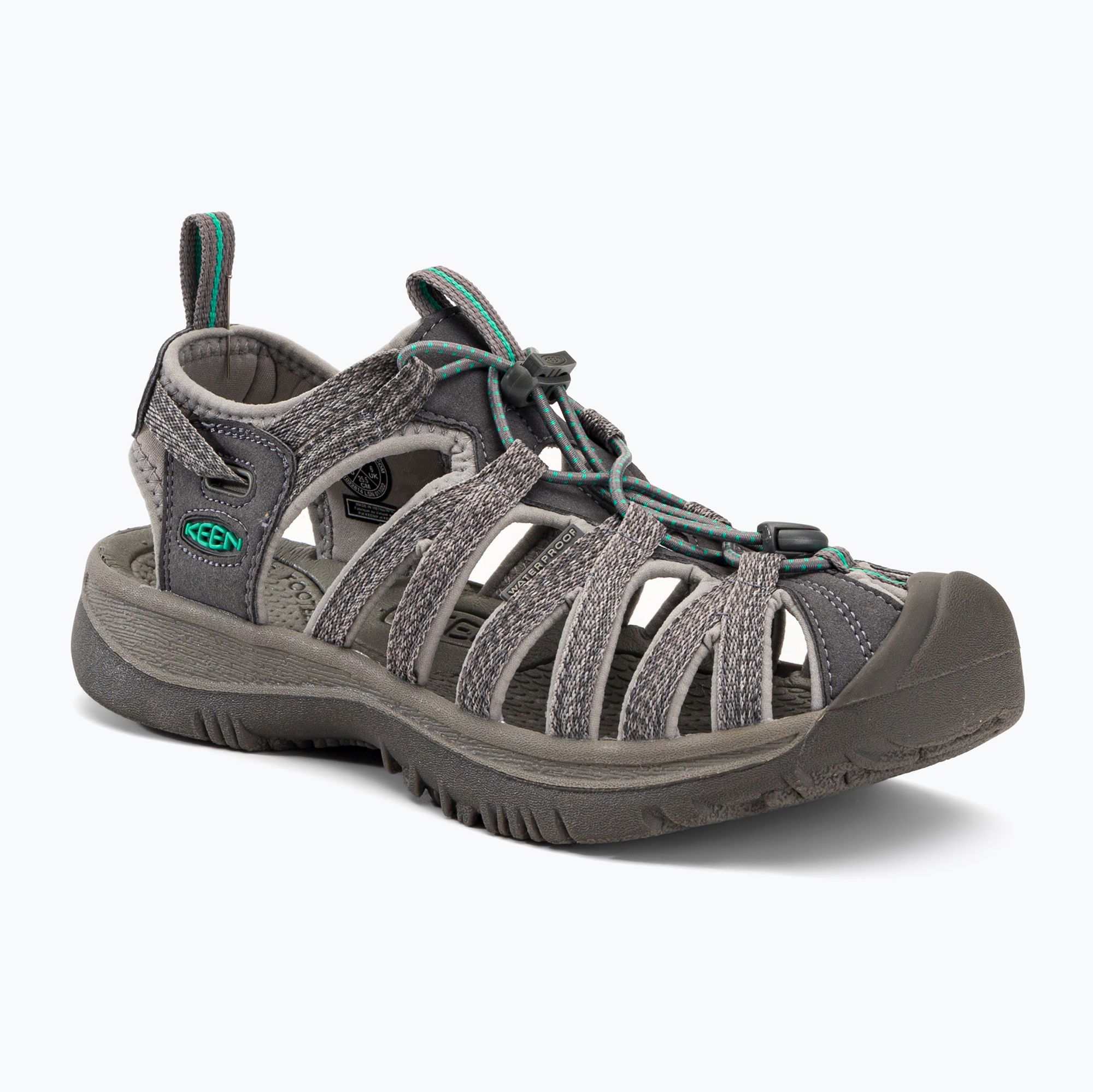 Sandały damskie KEEN Whisper medium grey/ peacock green 