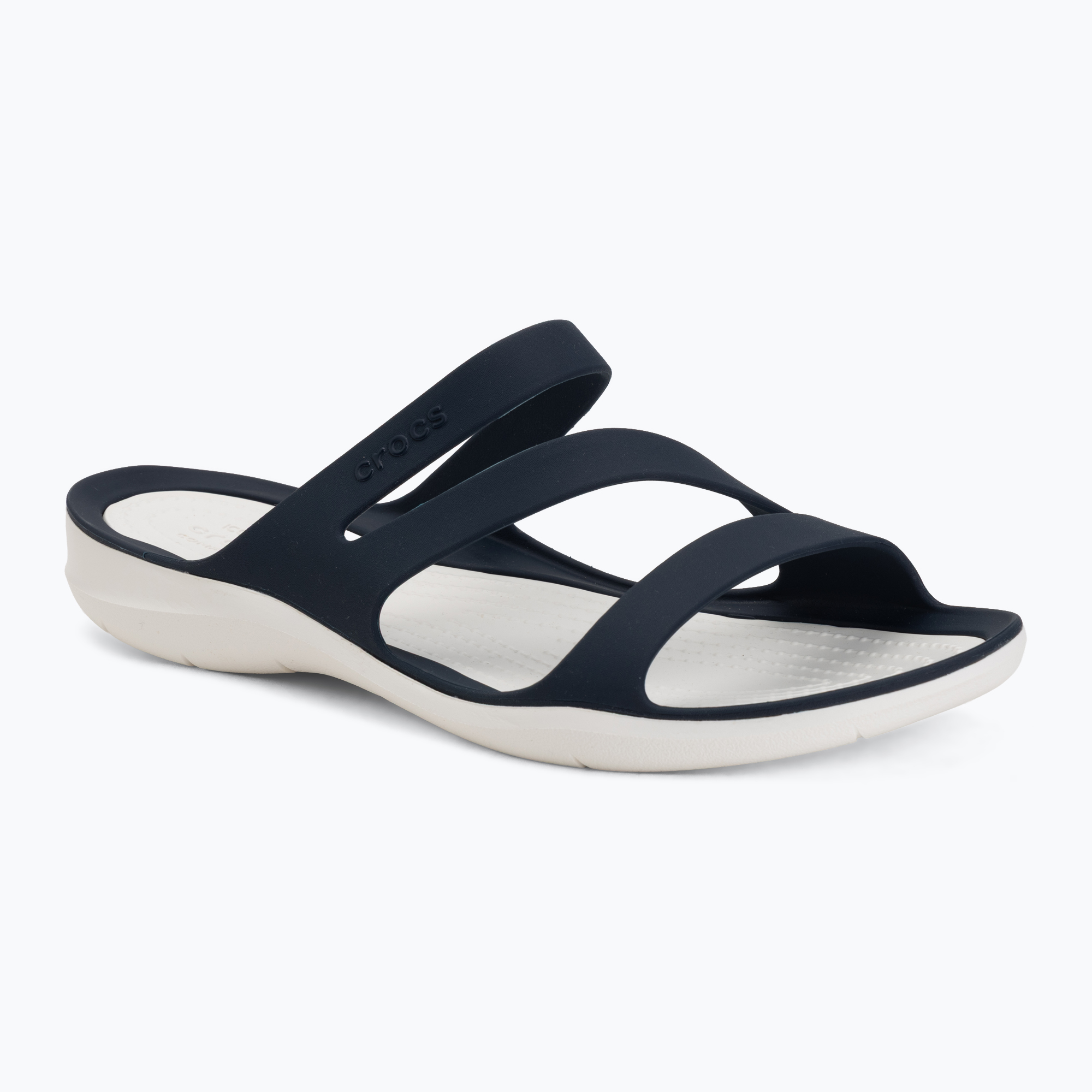 Klapki damskie Crocs Swiftwater Sandal navy/white 