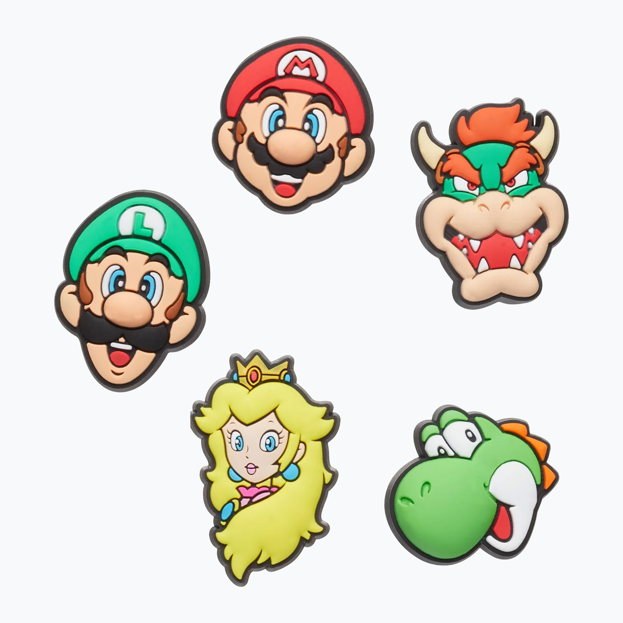 Значки Crocs Super Mario super mario 5 pack