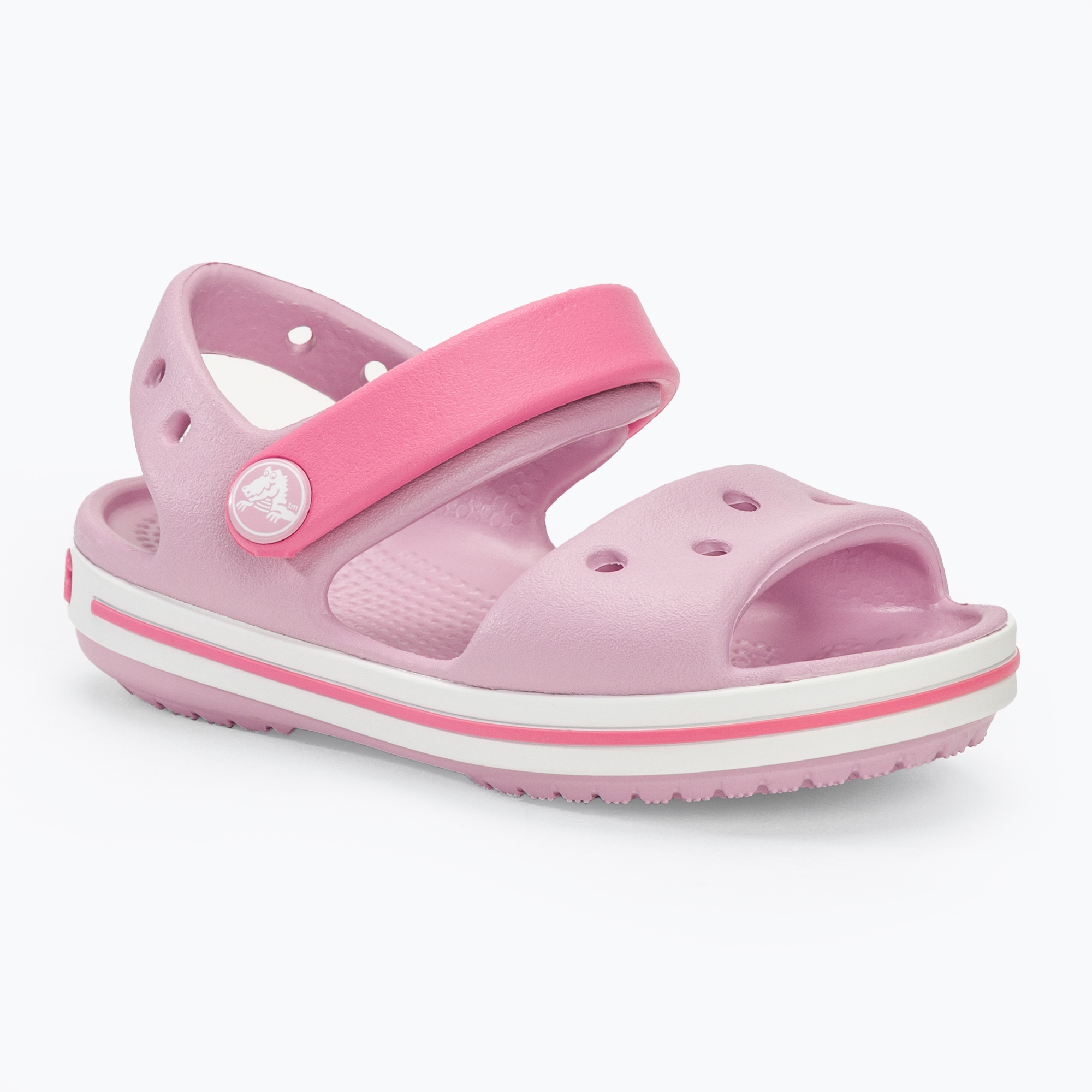 Gyerek szandál Crocs Crockband Kids Sandal ballerina pink (Crocband Sandal Kids 12856-6GD)