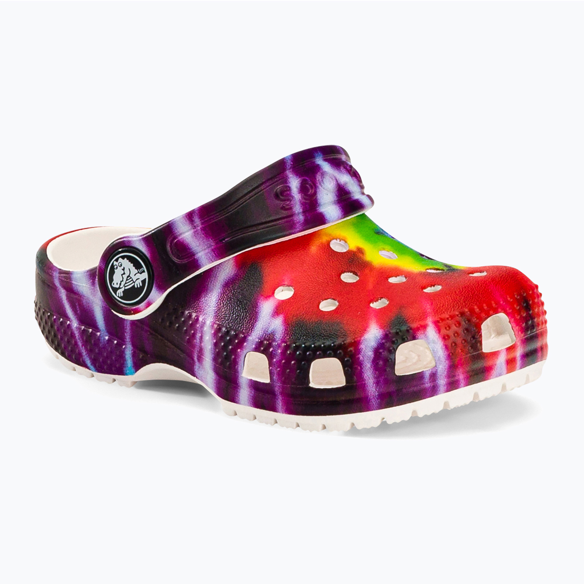 Klapki dziecięce Crocs Classic Tie-Dye Graphic Clog Toddler multicolor 
