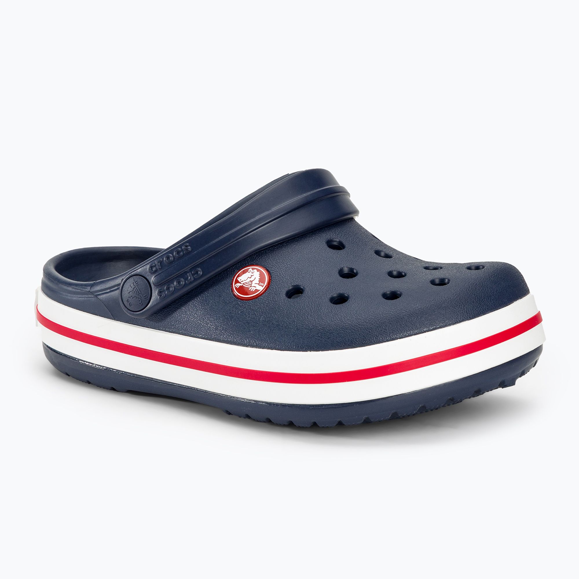 Klapki dziecięce Crocs Crocband Clog Kids navy/red 