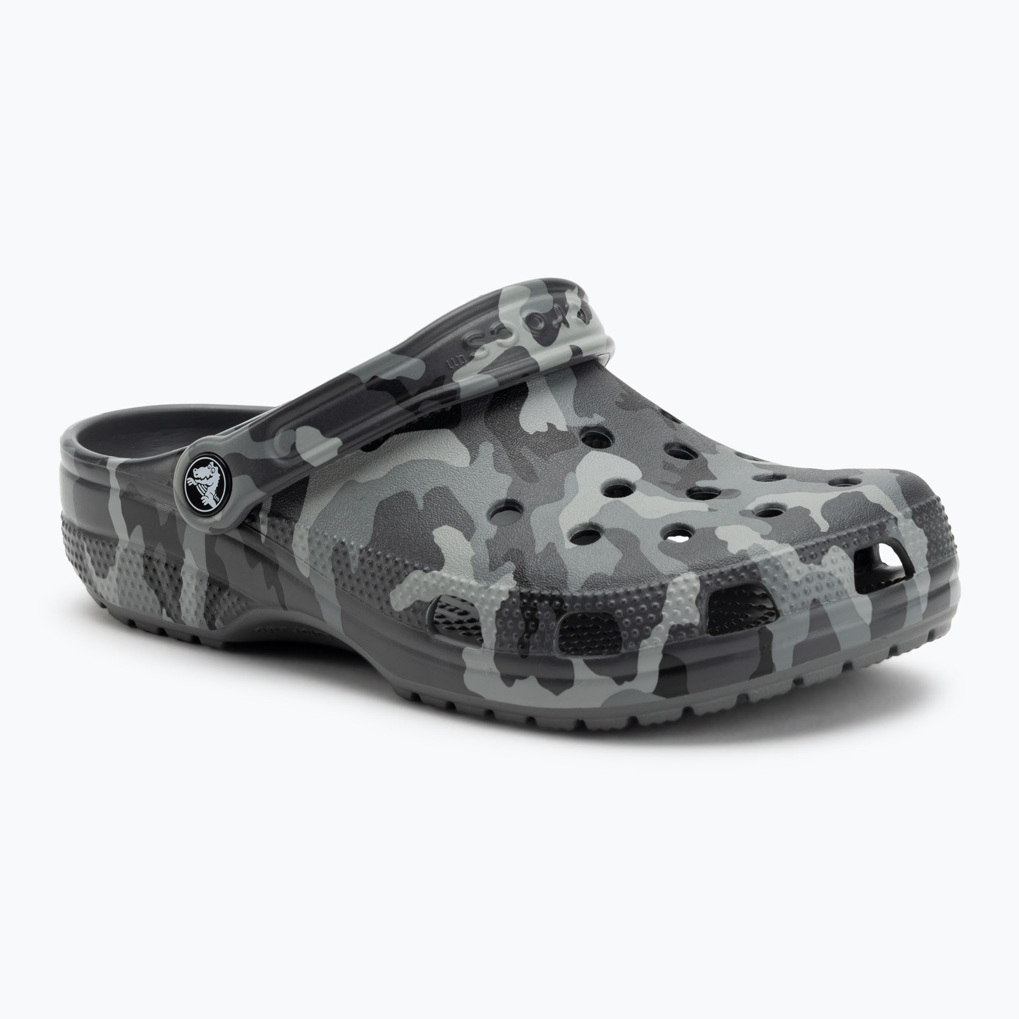 Klapki Crocs Classic Printed Camo Clog slate grey/multi 