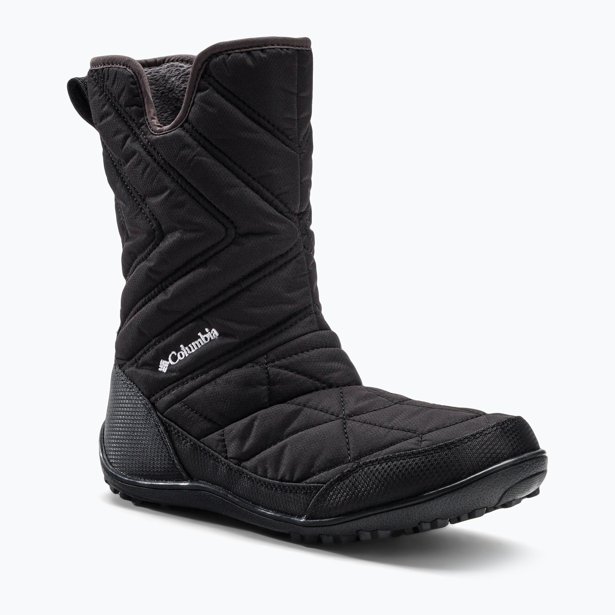 Śniegowce dziecięce Columbia Minx Slip III black/white 