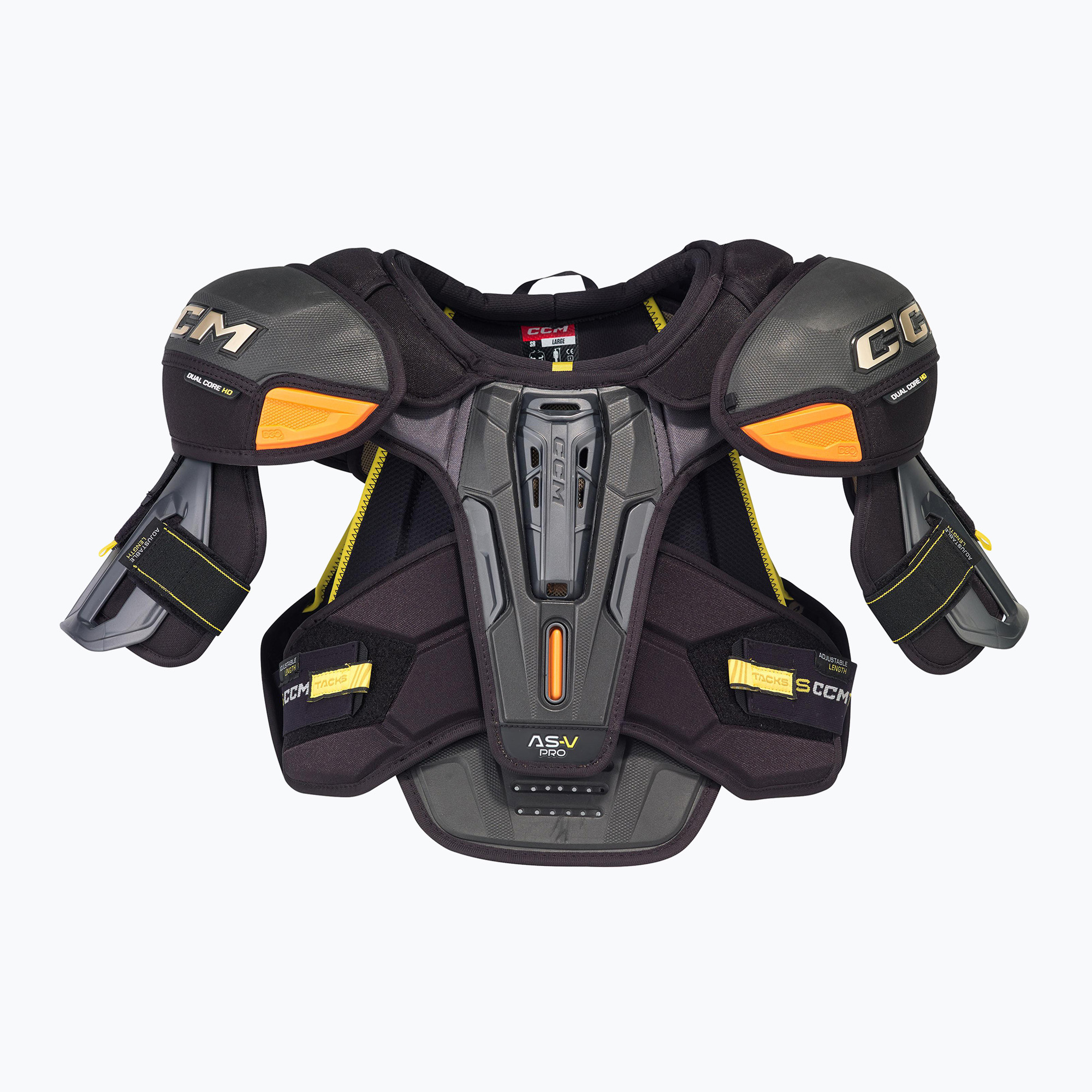 CCM Tacks AS-V Pro SR hokejové ramenné popruhy čierne