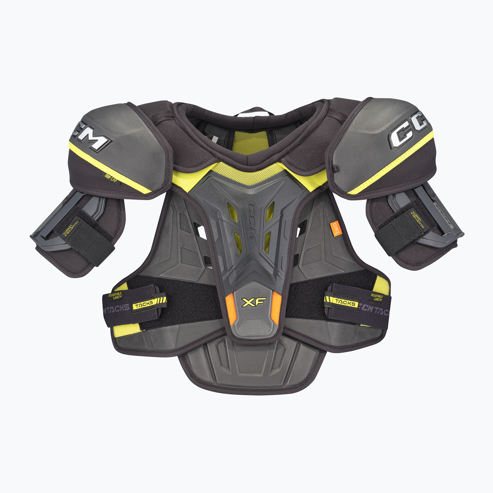 Spallacci da hockey CCM Tacks XF SR nero (L) (Tacks XF SR SPXF-SR)