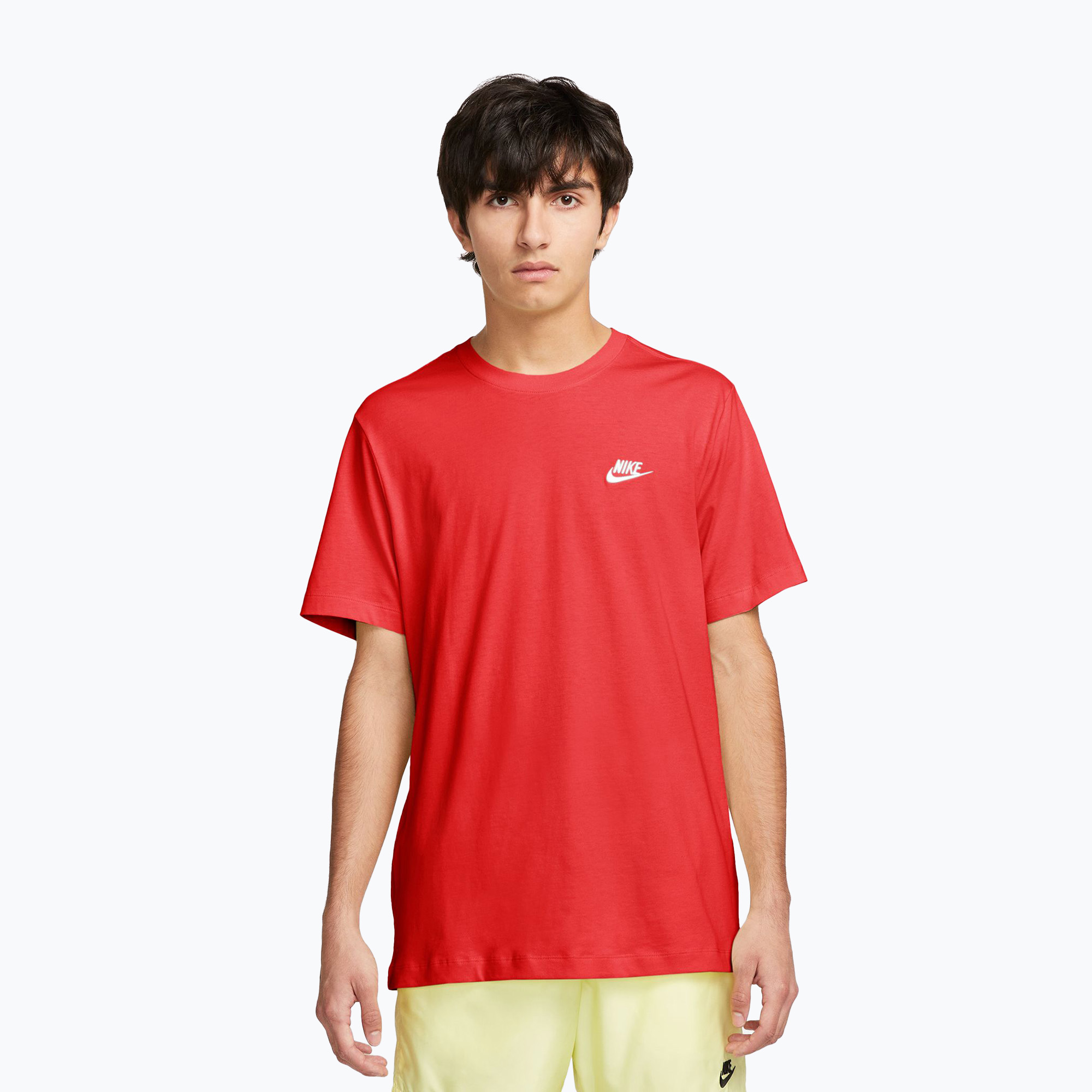 Мъжка тениска Nike Sportswear Club university red/white