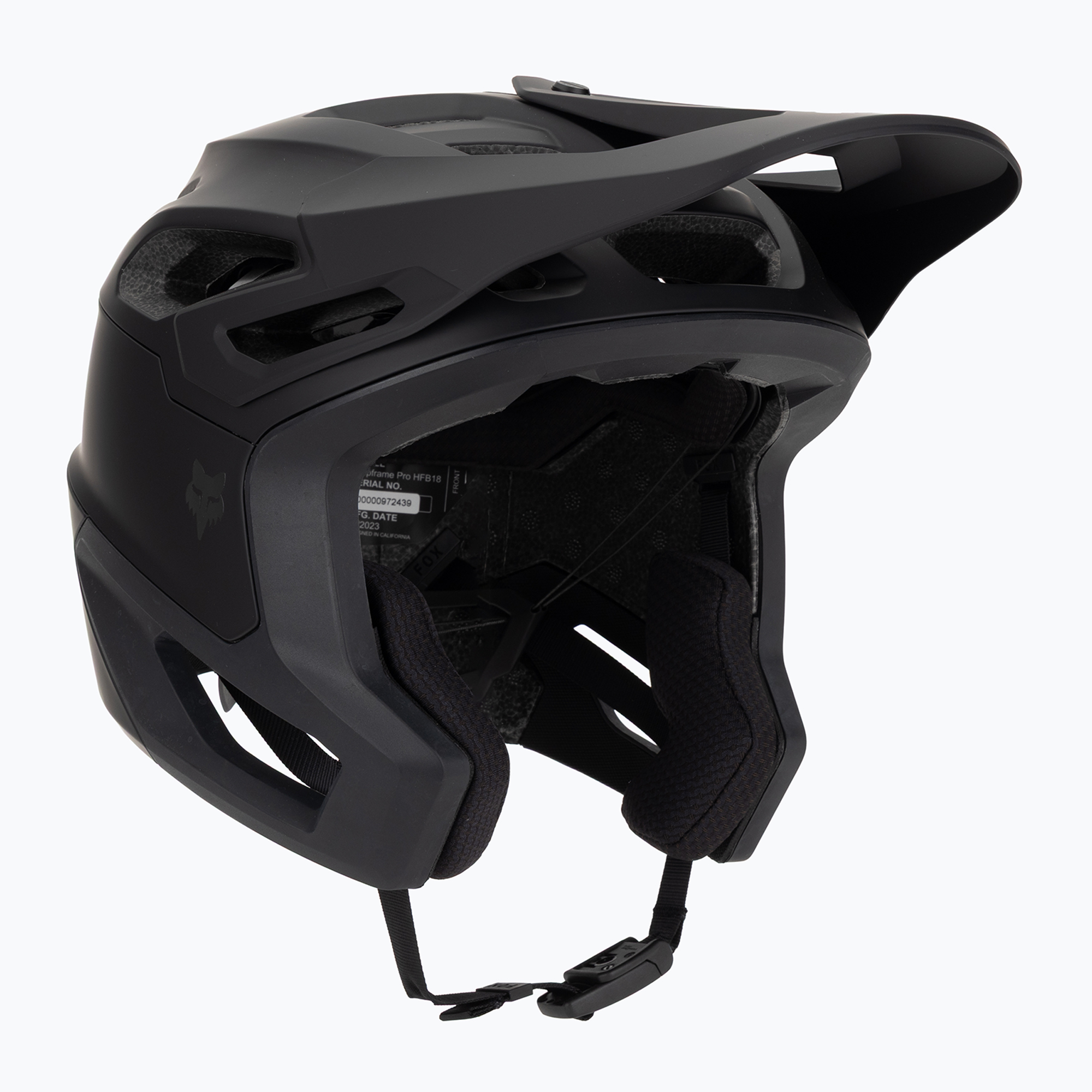 Fox Racing Dropframe Pro матова черна велосипедна каска