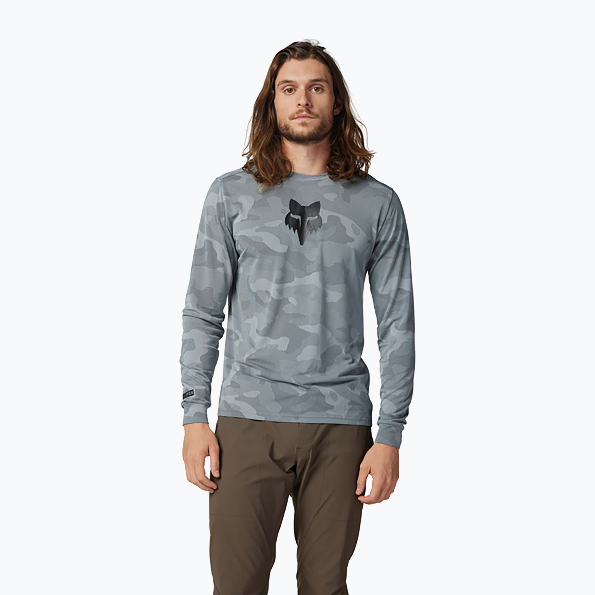 Maniche lunghe ciclismo uomo Fox Racing Ranger Tru Dri cloud grey (M) (Ranger Tru Dri 32365_276)