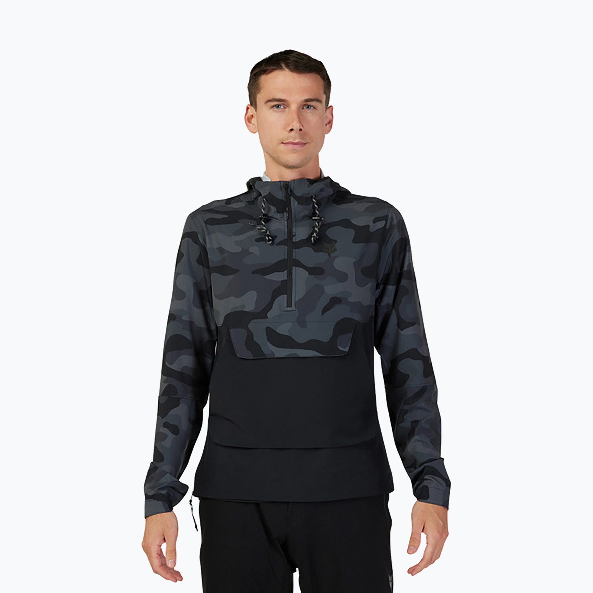 Pánska cyklistická bunda Fox Racing Ranger Wind Pullover black camo (Ranger Wind Pullover 33767_247)