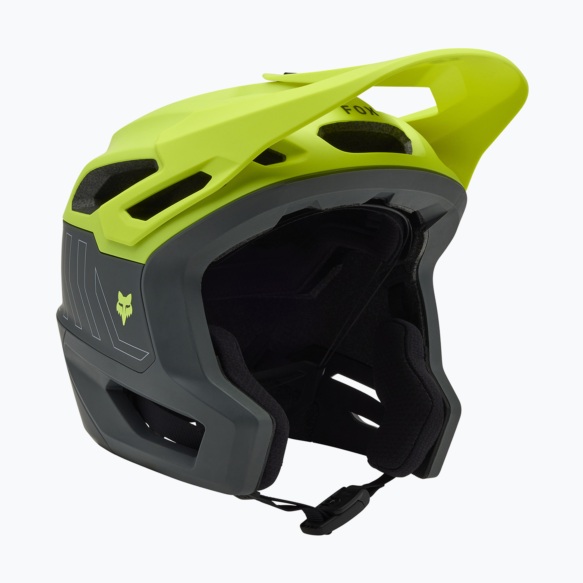 Cască de bicicletă Fox Racing Dropframe Pro Runn fluorescent yellow (Dropframe Pro Runn 31454_130)