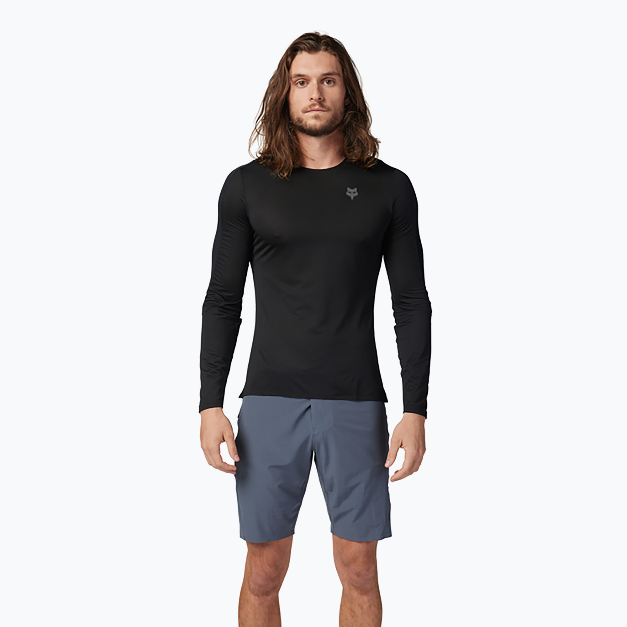 Maniche lunghe ciclismo uomo Fox Racing Flexair Ascent nero (L) (Flexair Ascent 35888_001)