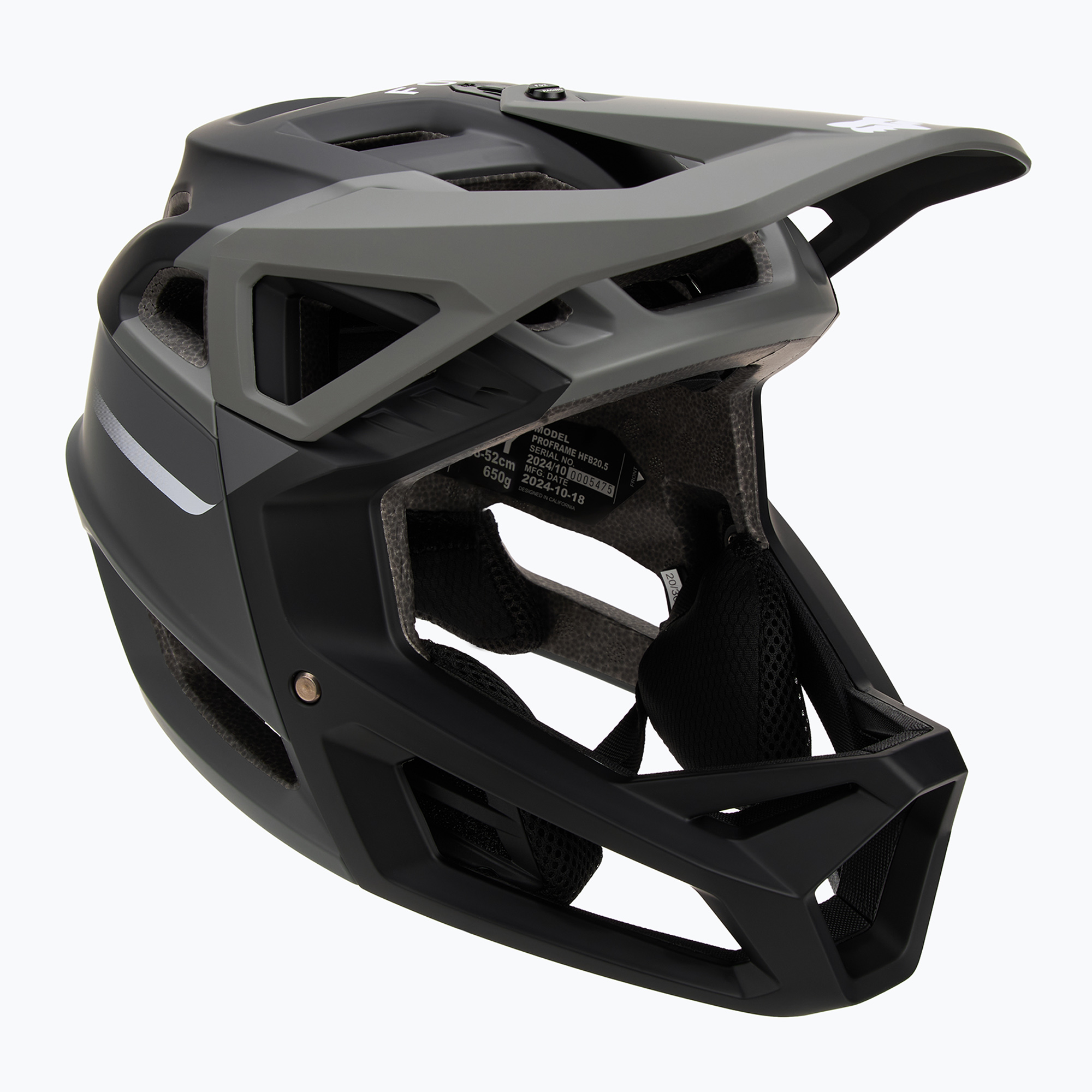 Fox Racing Proframe Rizer Jr casco da bici per bambini dark shadow