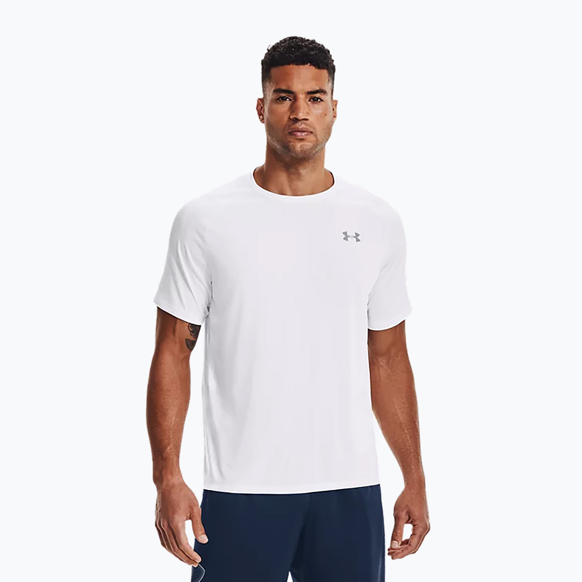 Koszulka treningowa męska Under Armour Tech 2.0 white/overcast gray 