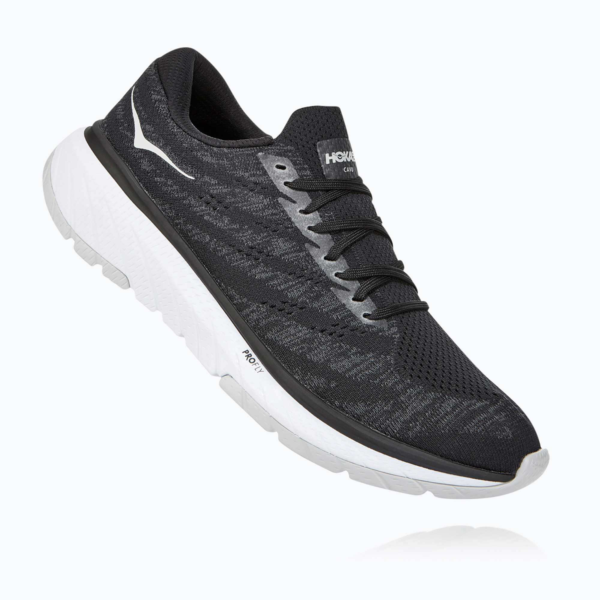 Buty do biegania męskie HOKA Cavu 3 black/white 