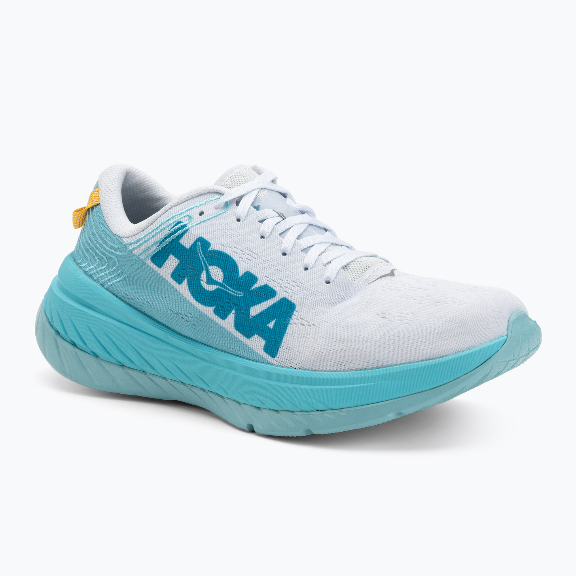 Buty do biegania damskie HOKA Carbon X white/angel blue 