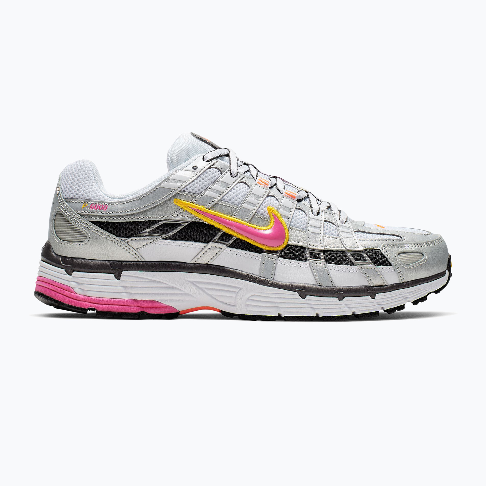 Buty damskie Nike P-6000 white/metallic platinum/laser fuchsia 