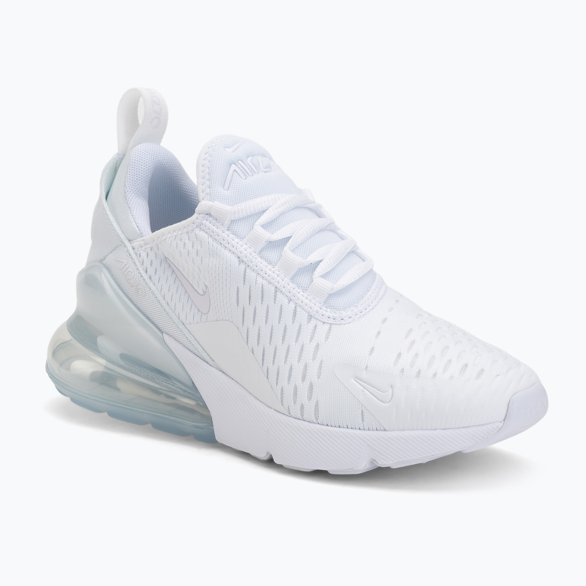 Buty dziecięce Nike Air Max 270 white/metallic silver/white 
