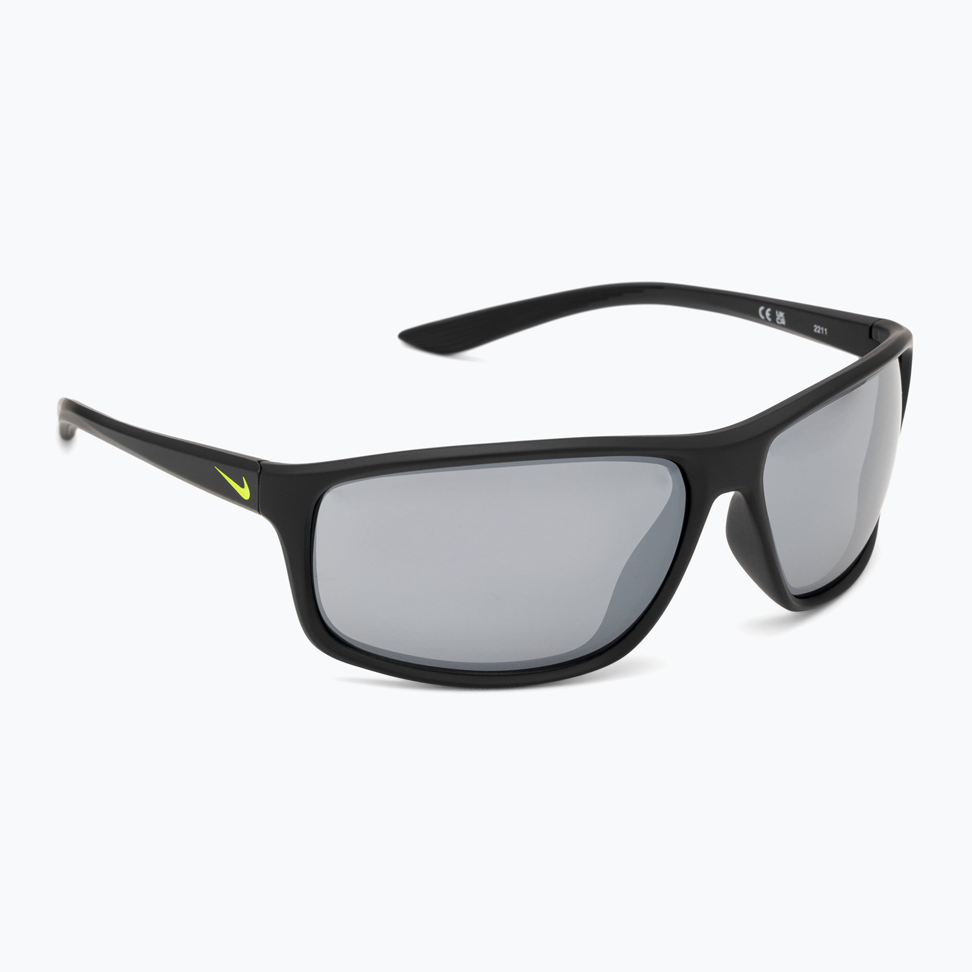 Okulary przeciwsłoneczne męskie Nike Adrenaline matte black/grey w/silver mirror 