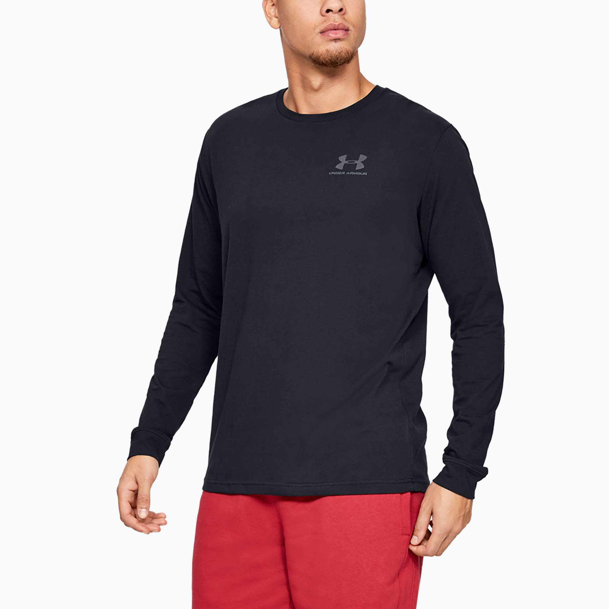 Longsleeve męski  Under Armour Sportstyle Left Chest black/black 