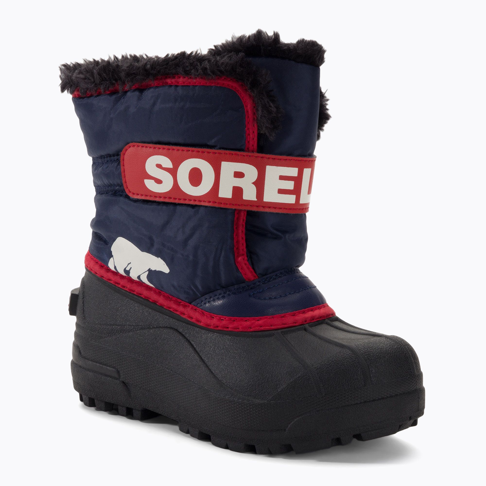 Śniegowce juniorskie Sorel Snow Commander nocturnal/sail red 