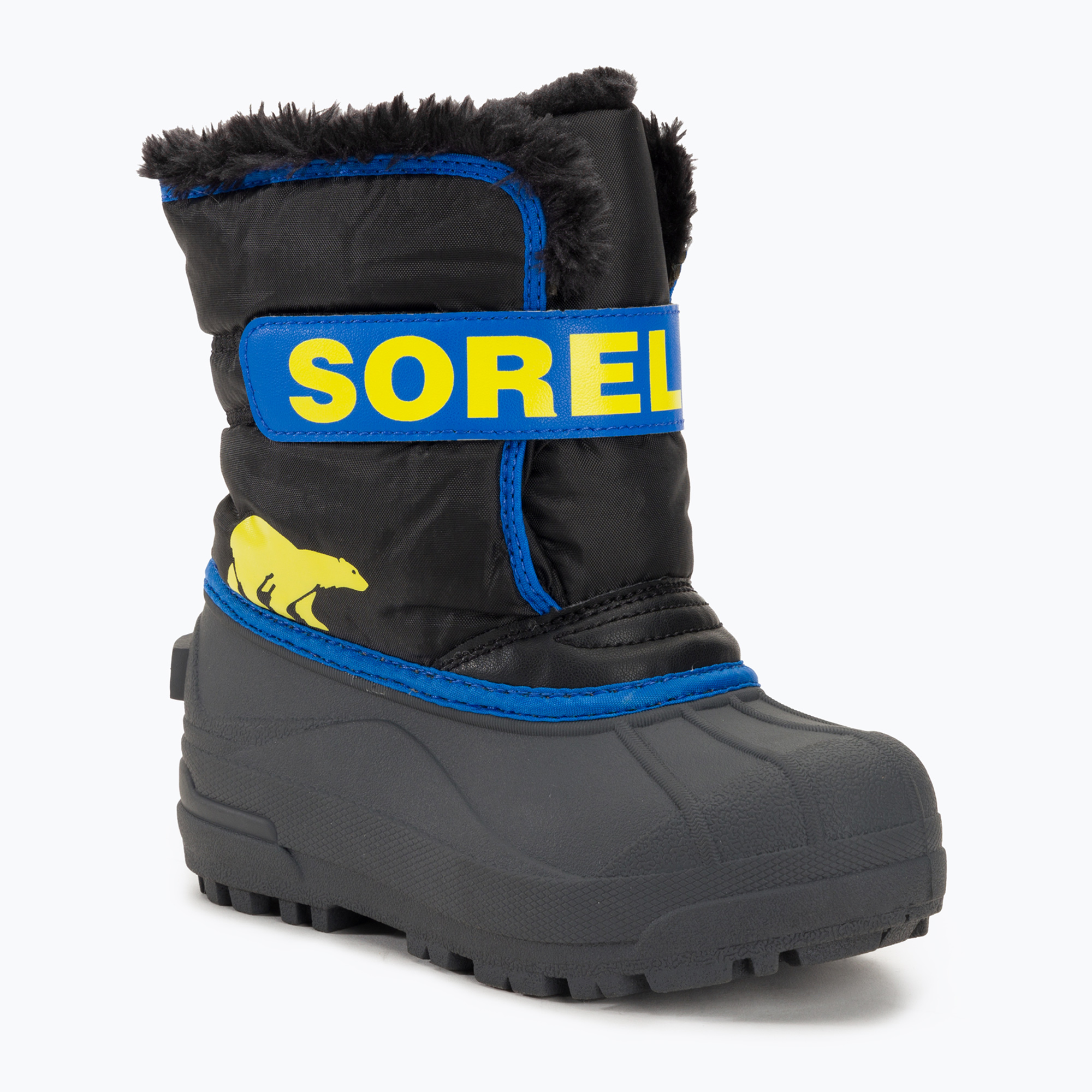 Śniegowce juniorskie Sorel Snow Commander black/super blue 