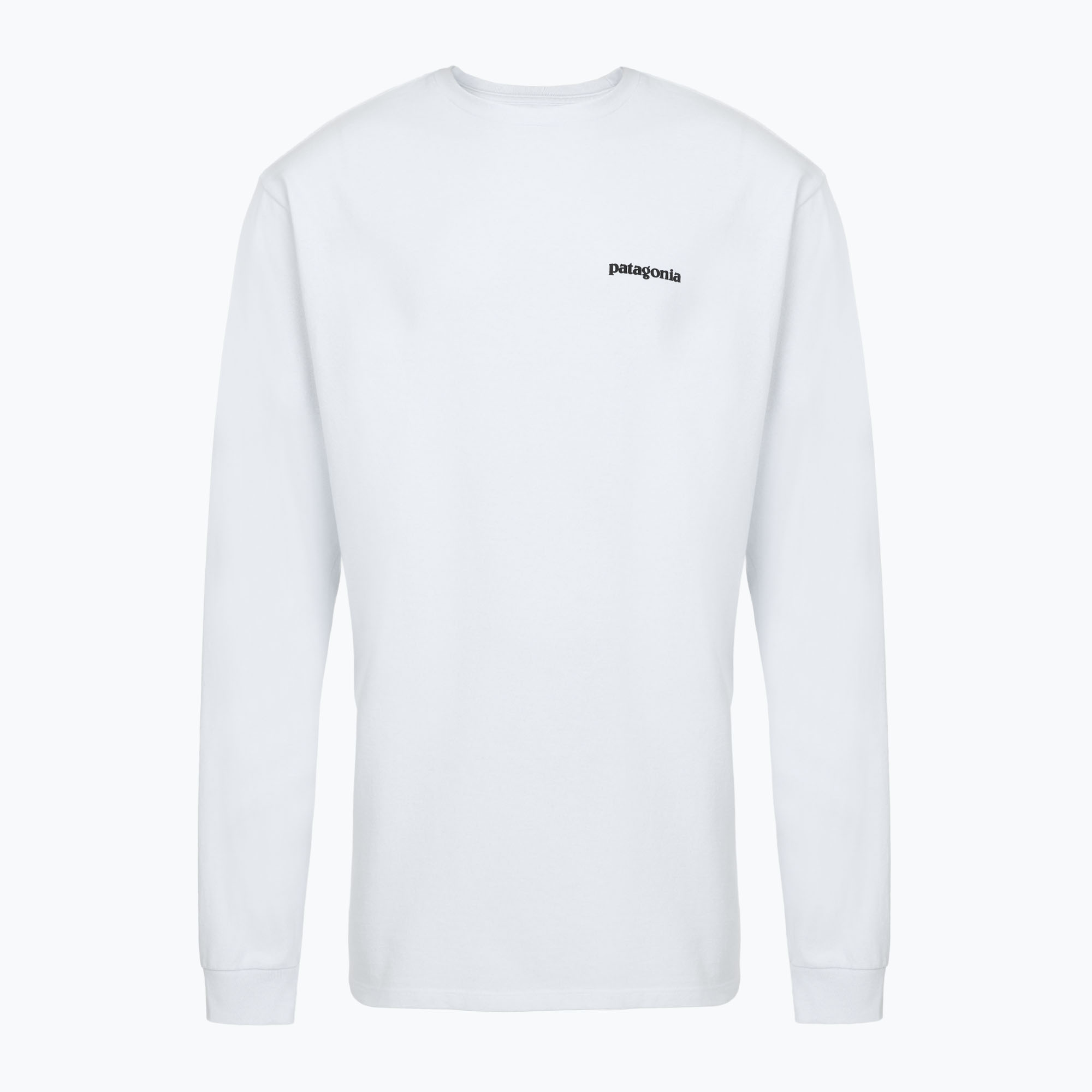 Longsleeve męski Patagonia P-6 Logo Responsibili white 