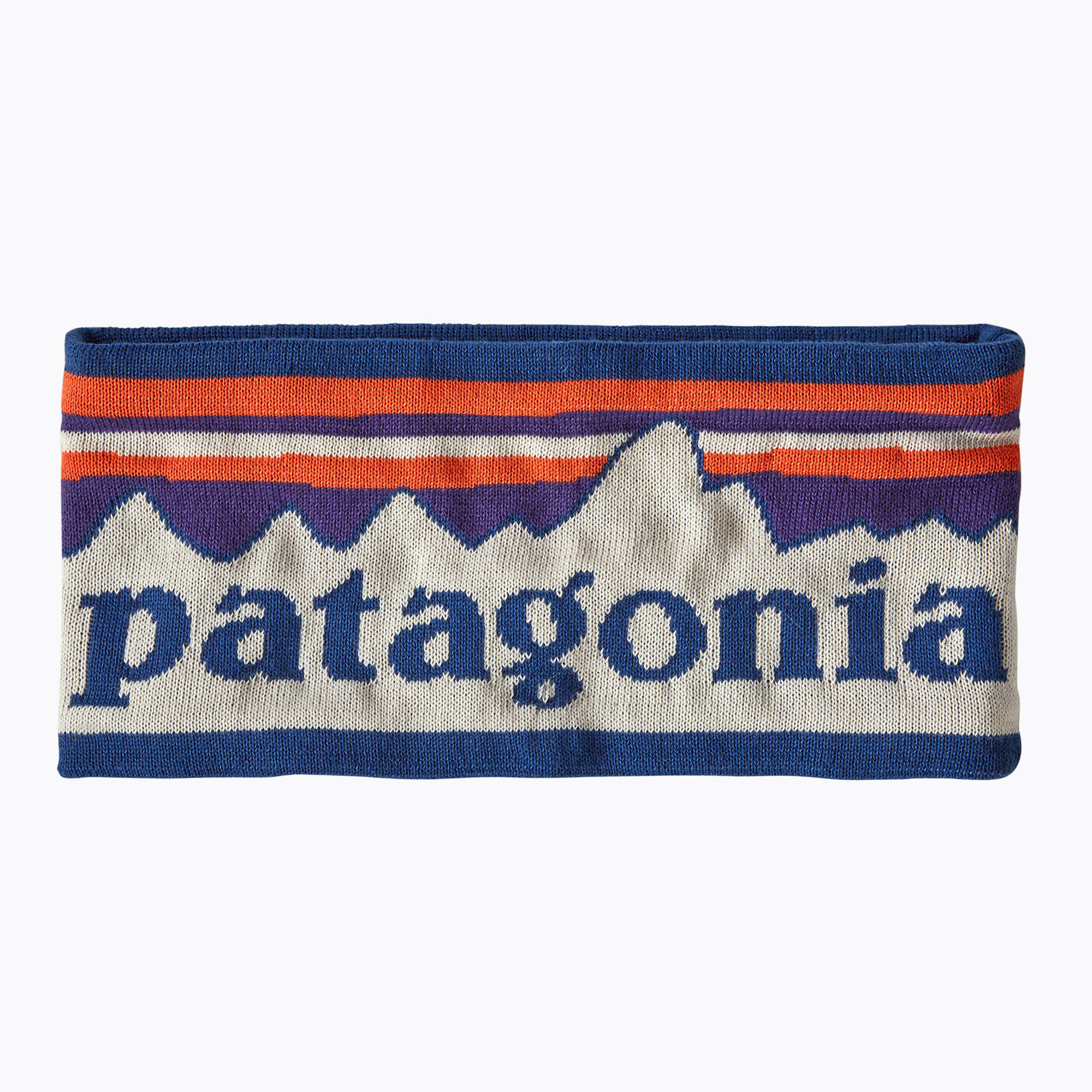 Opaska na głowę damska Patagonia Powder Town fitz roy sunrise knit/birch white 