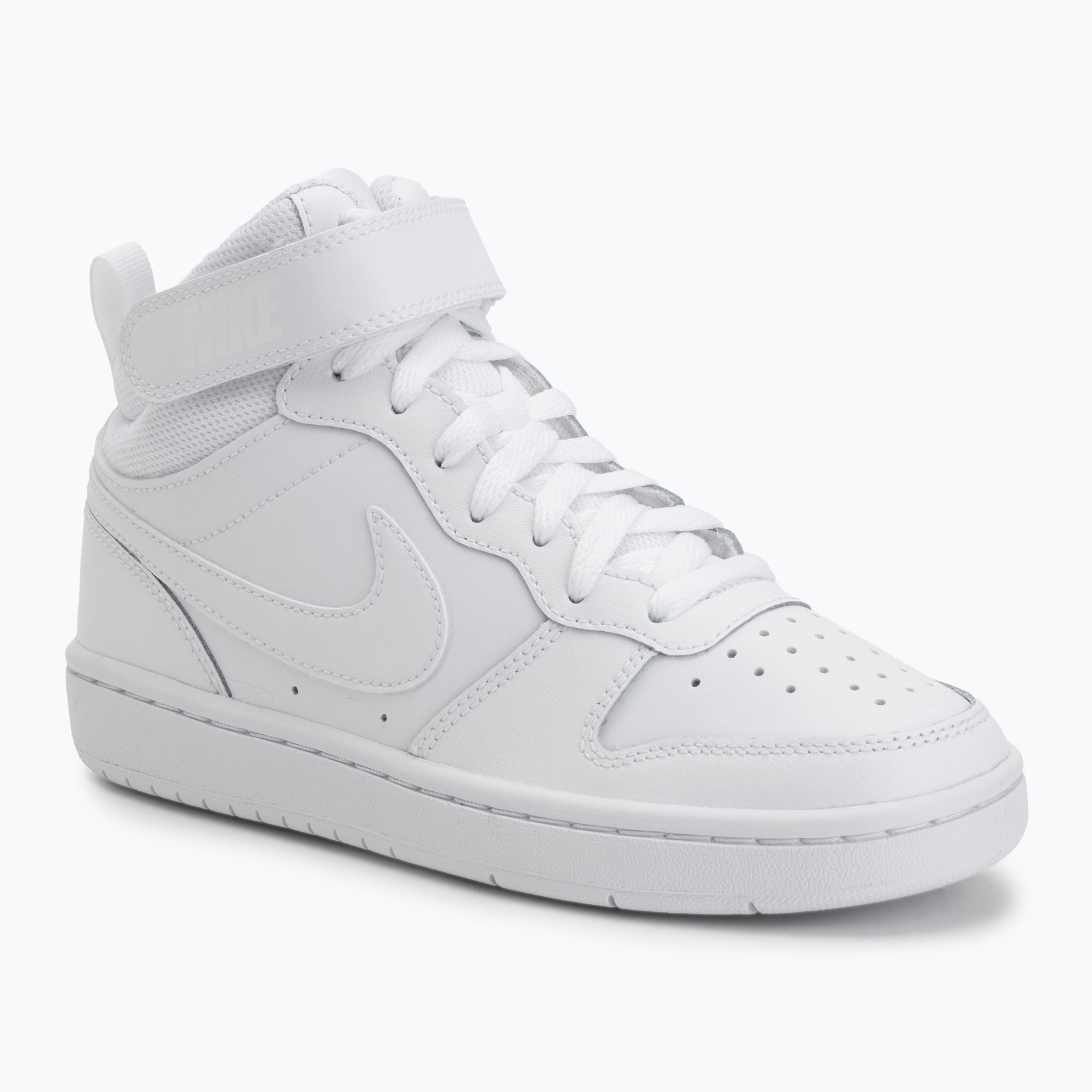 Buty dziecięce Nike Court Borough Mid 2 white/white/white 