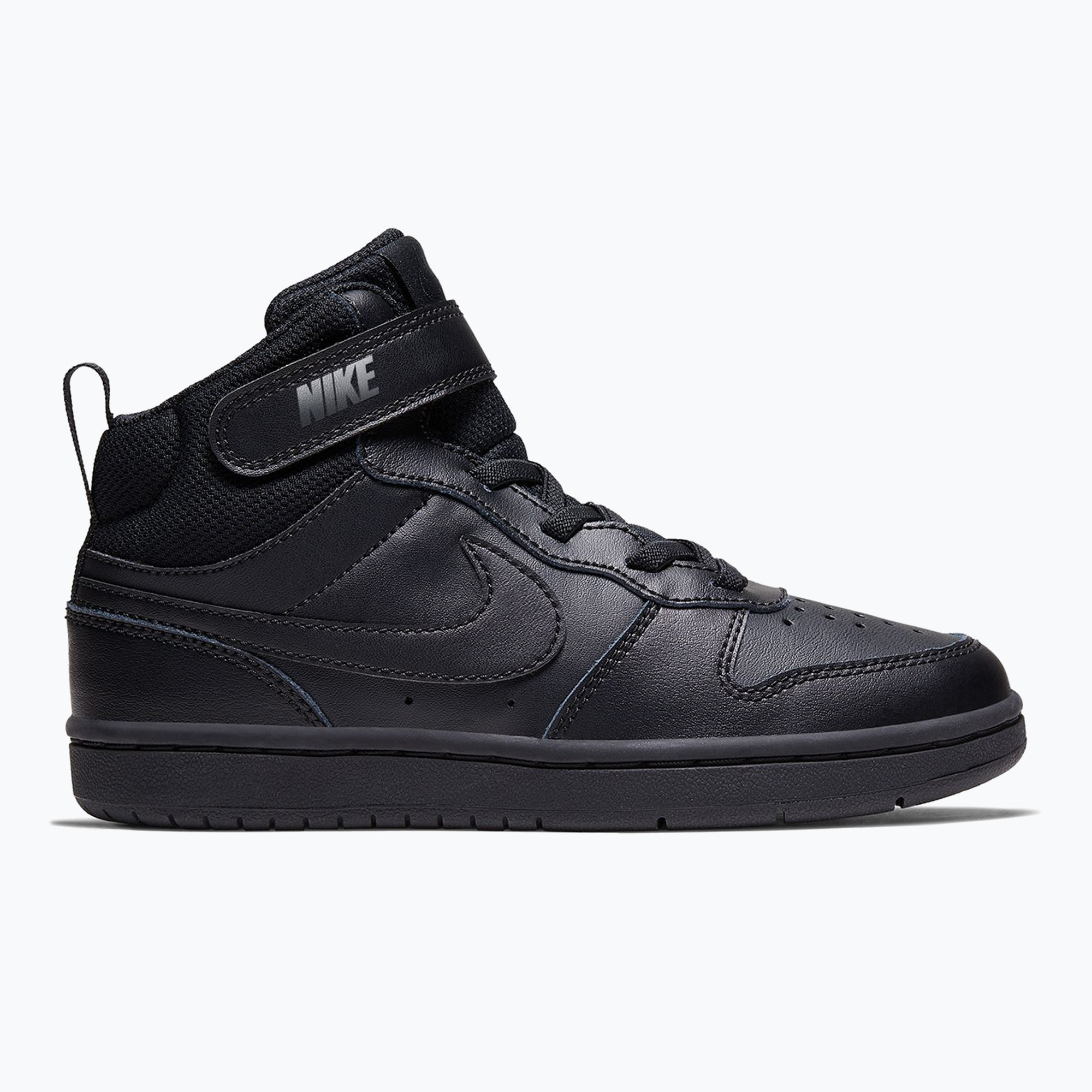 Buty dziecięce Nike Court Borough Mid 2 black/black/black