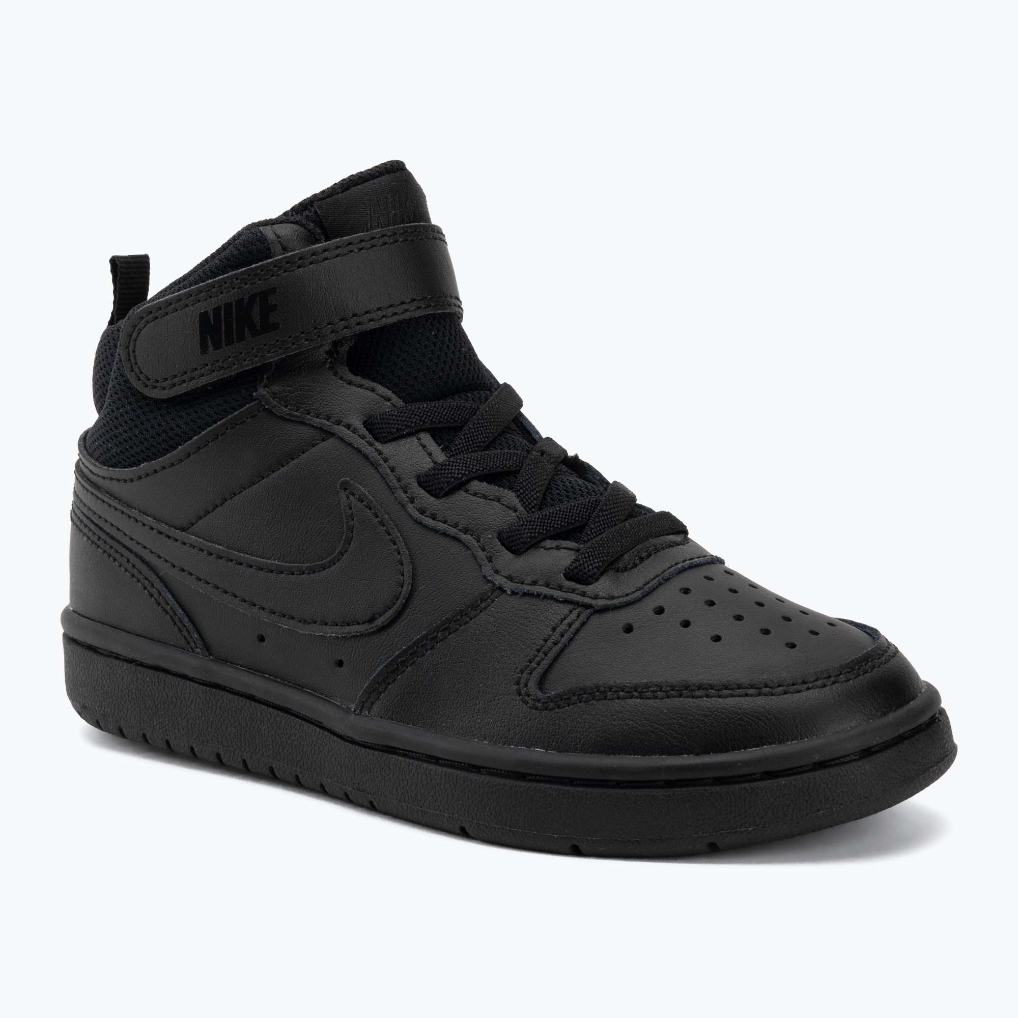 Buty dziecięce Nike Court Borough Mid 2 black/black/black | WYSYŁKA W 24H | 30 DNI NA ZWROT
