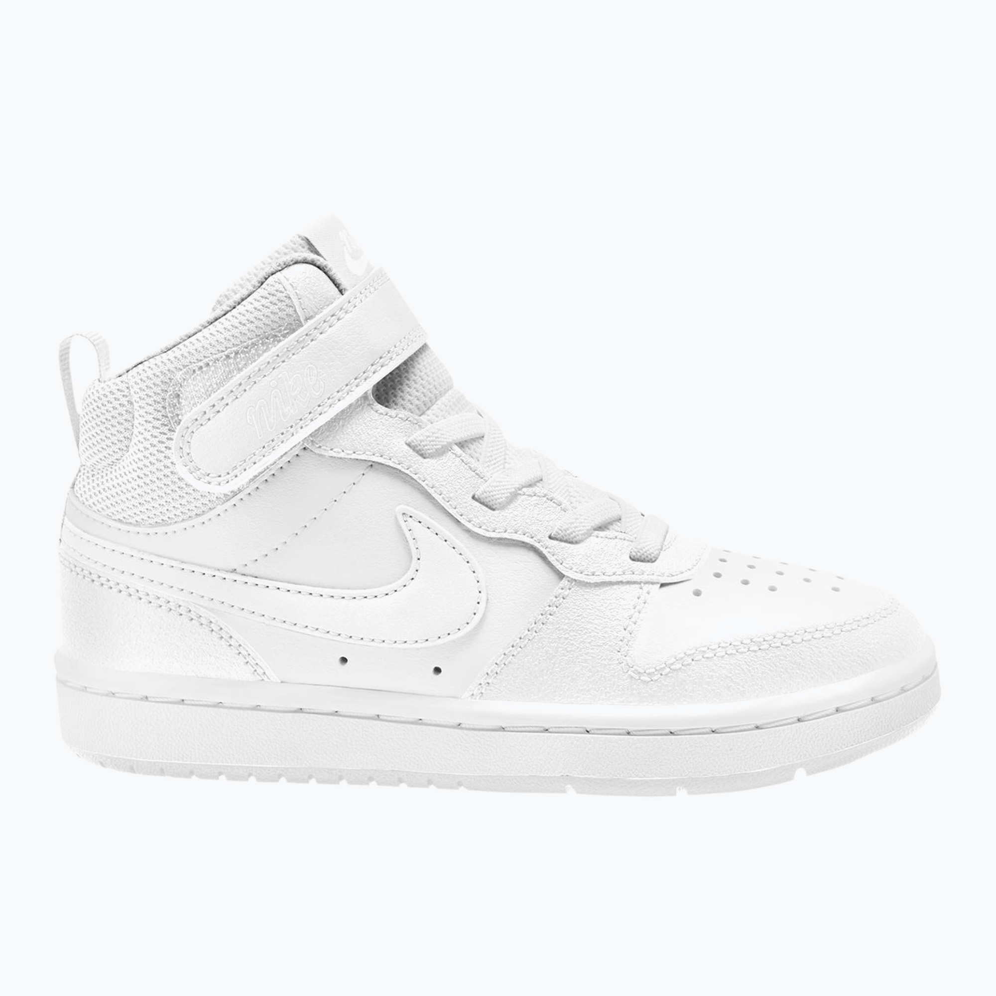 Buty dziecięce Nike Court Borough Mid 2 white/white/white 