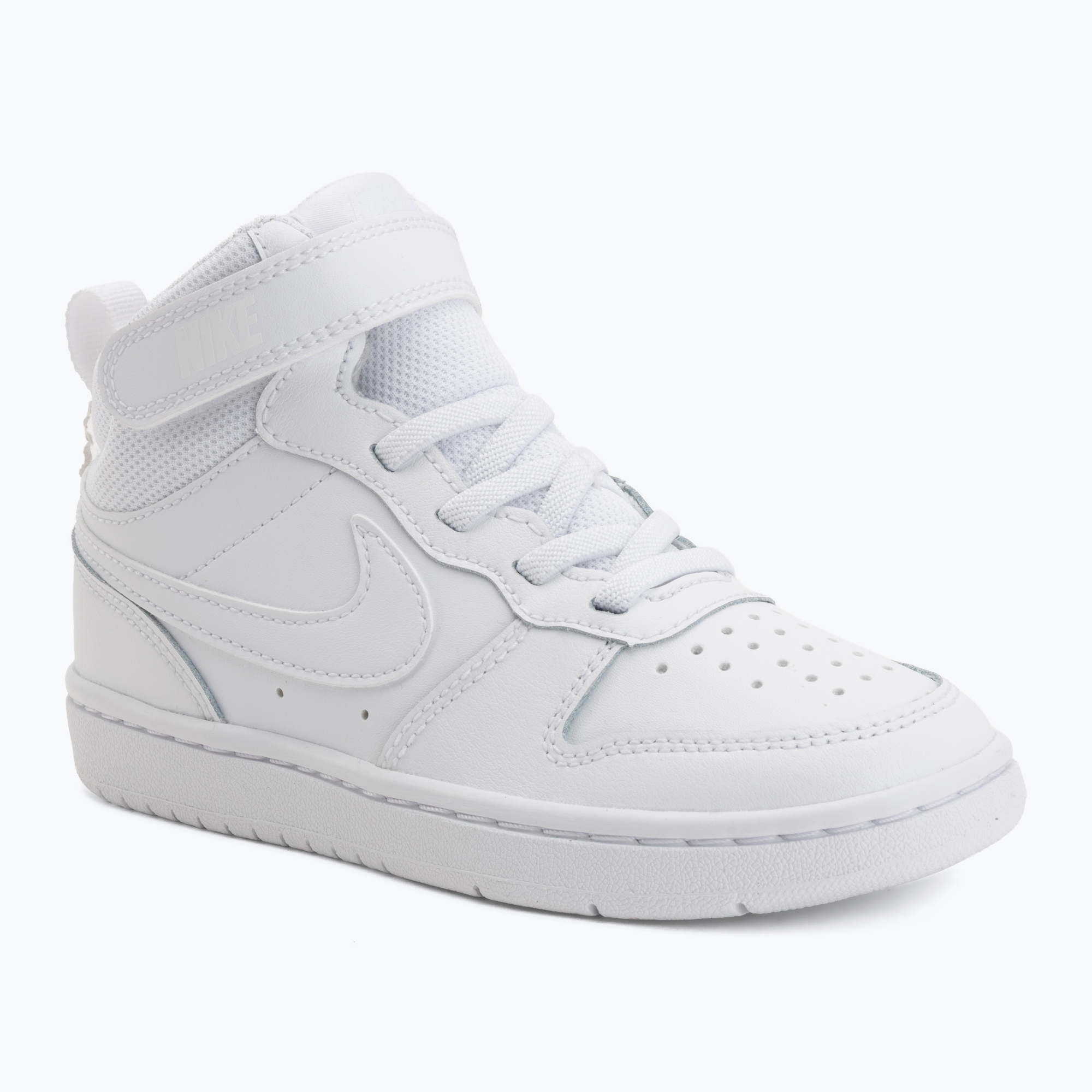 Buty dziecięce Nike Court Borough Mid 2 white/white/white 