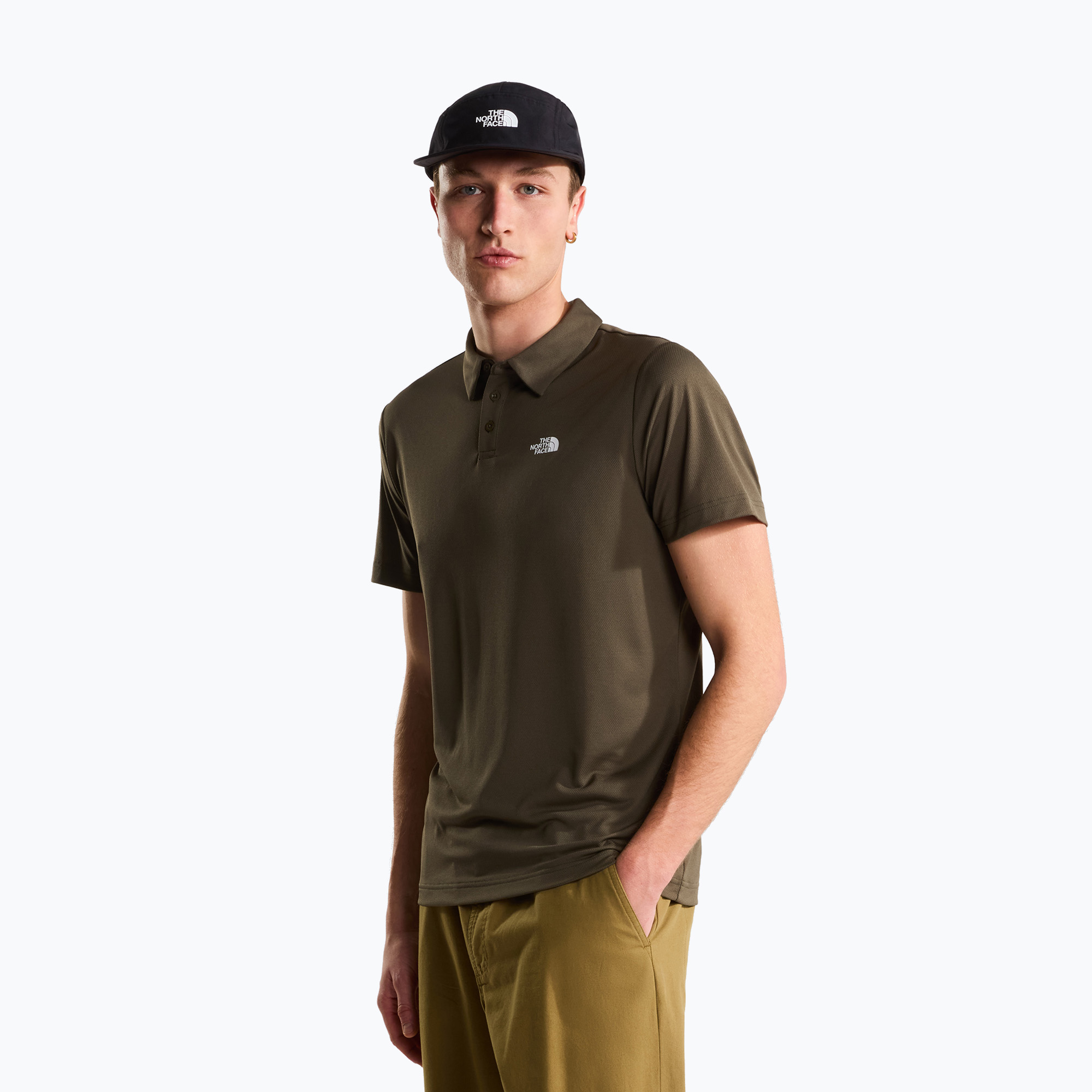 Koszulka polo męska The North Face Tanken Polo new taupe green