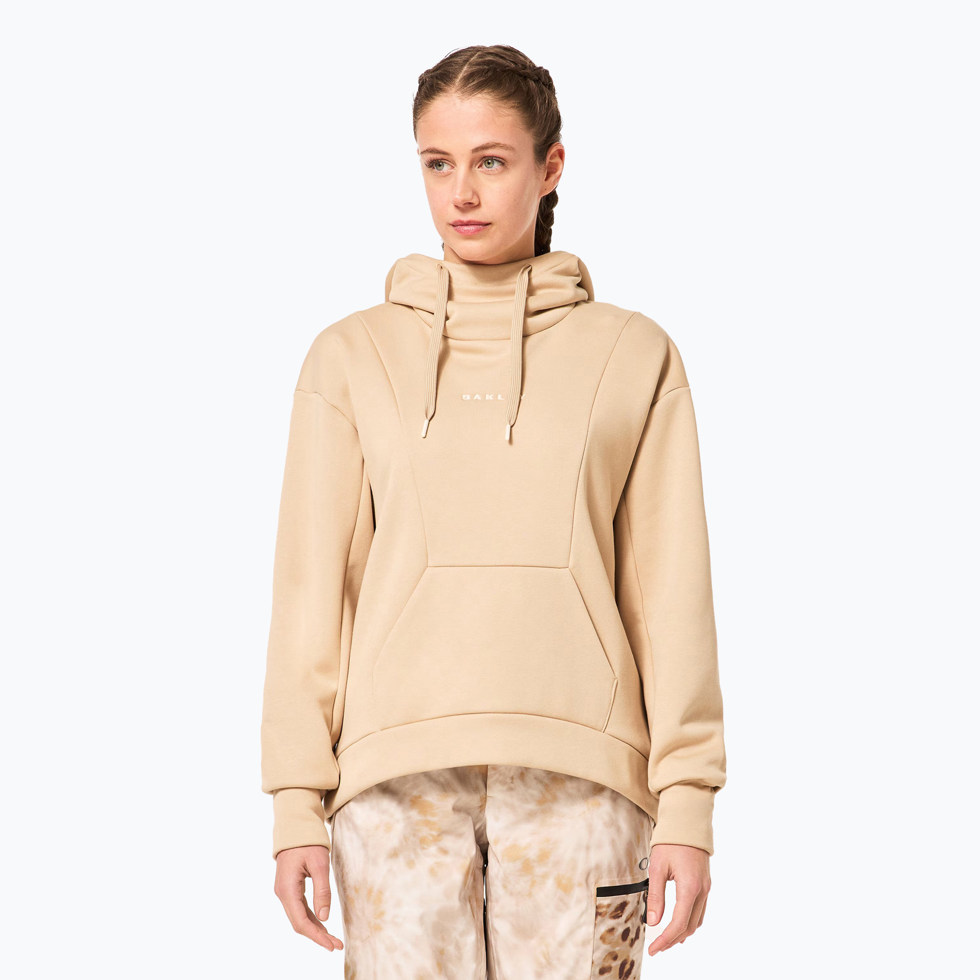 Дамски суитшърт за сноуборд Oakley Rosy RC Fleece Hoodie Humus