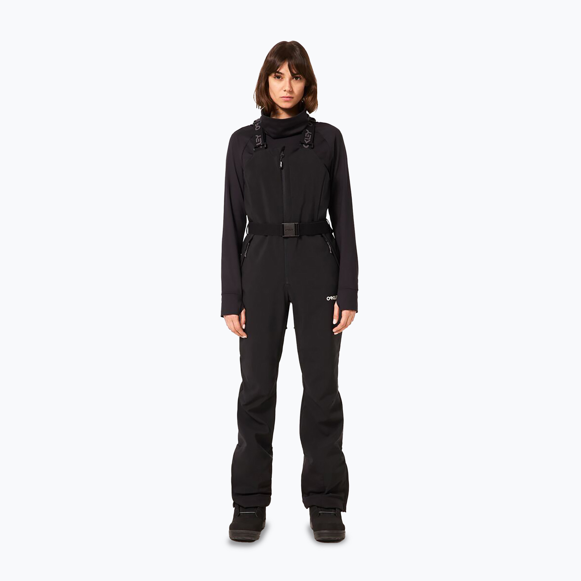 Snowboardhose Damen Oakley Tnp Harper Softshell Bib blackout