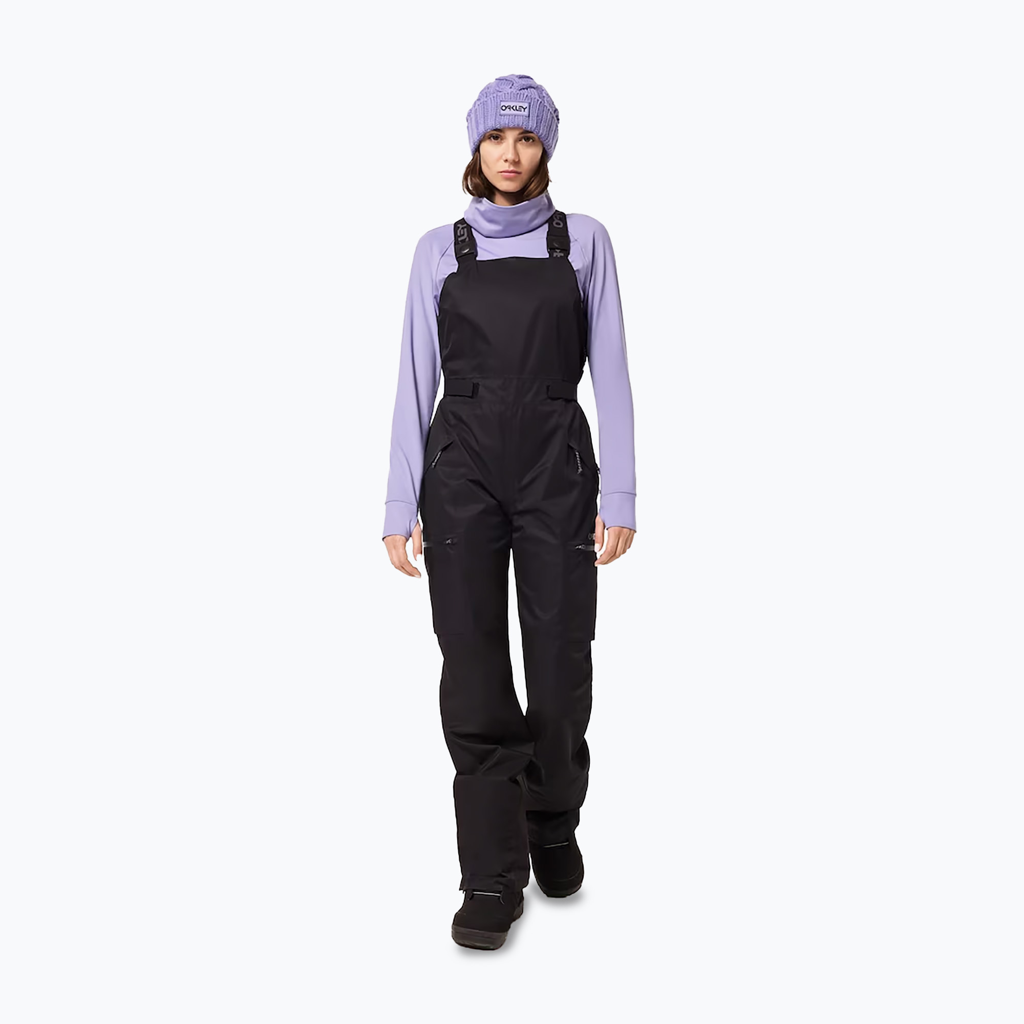 Női snowboard nadrág Oakley Wmns Tnp Shell Bib blackout (Wmns Tnp Shell Bib FOA500463)